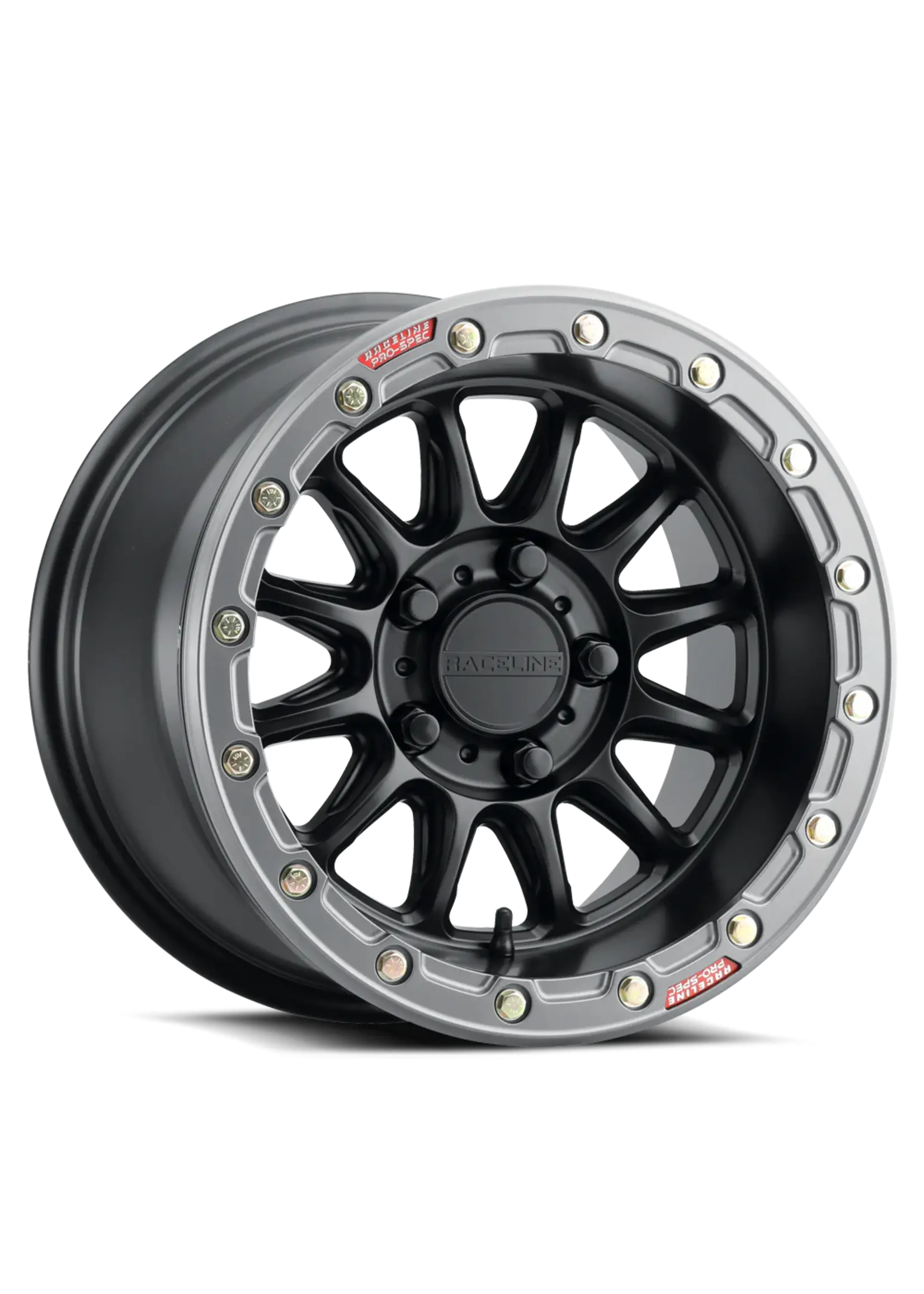 Raceline Alpha Beadlock 15X10 5x114.3  (+25mm) Black/Gunmetal Beadlock Ring