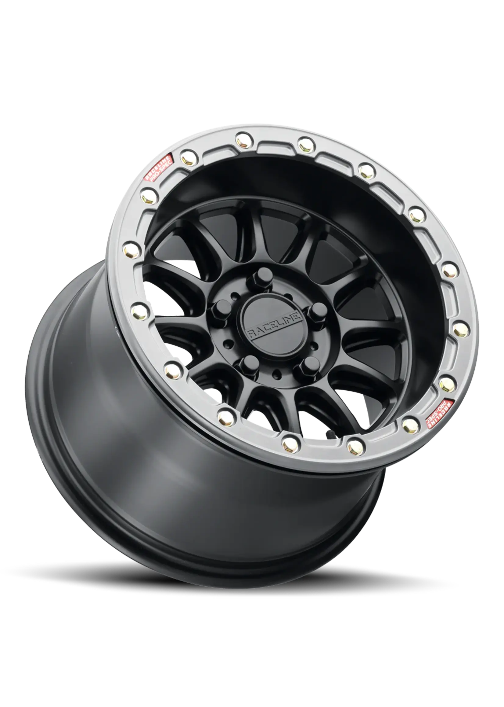 Raceline Alpha Beadlock 15X10 5x114.3  (+25mm) Black/Gunmetal Beadlock Ring