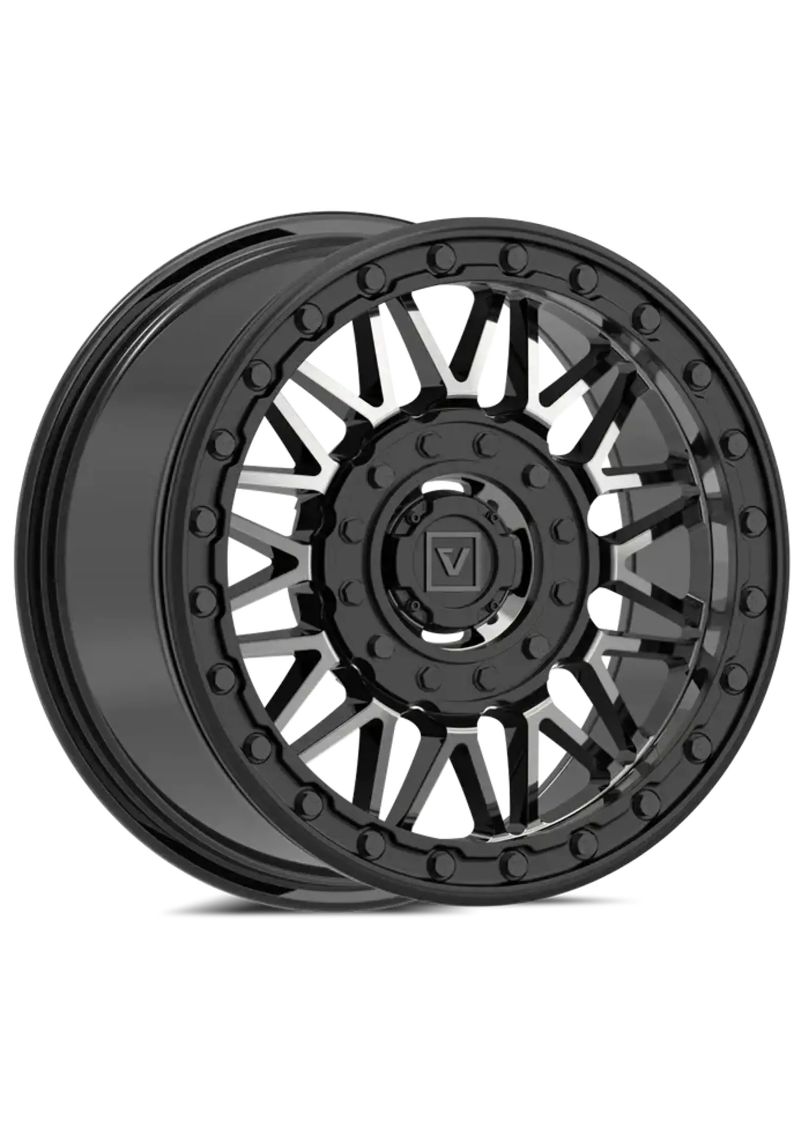 Valor Offroad Valor V08 Dark Tint Beadlocks 15x7   4x137  4x156