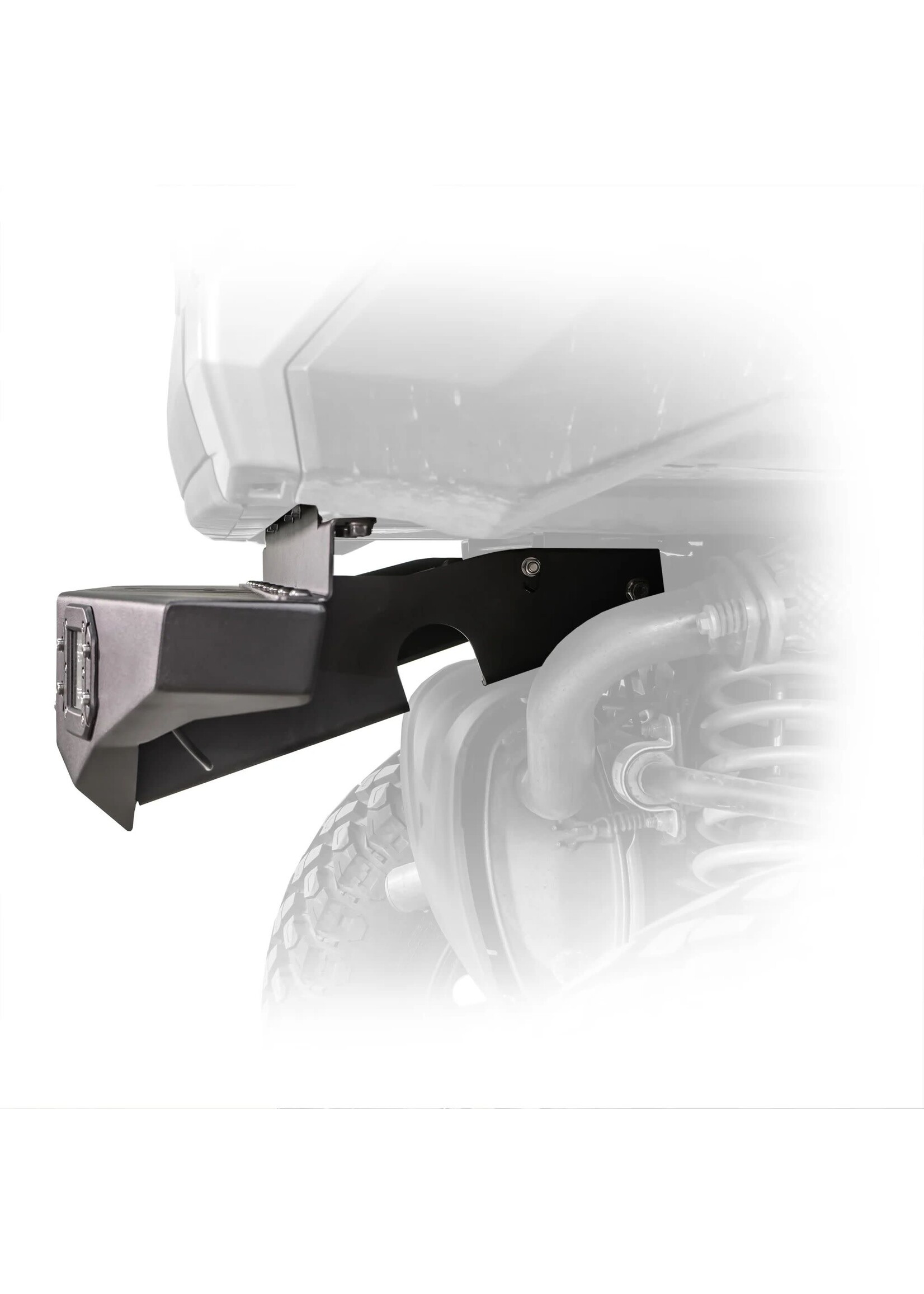 DRT Motorsports DRT Motorsports Rear Winch Bumper with LED Lights for Ranger XP Black