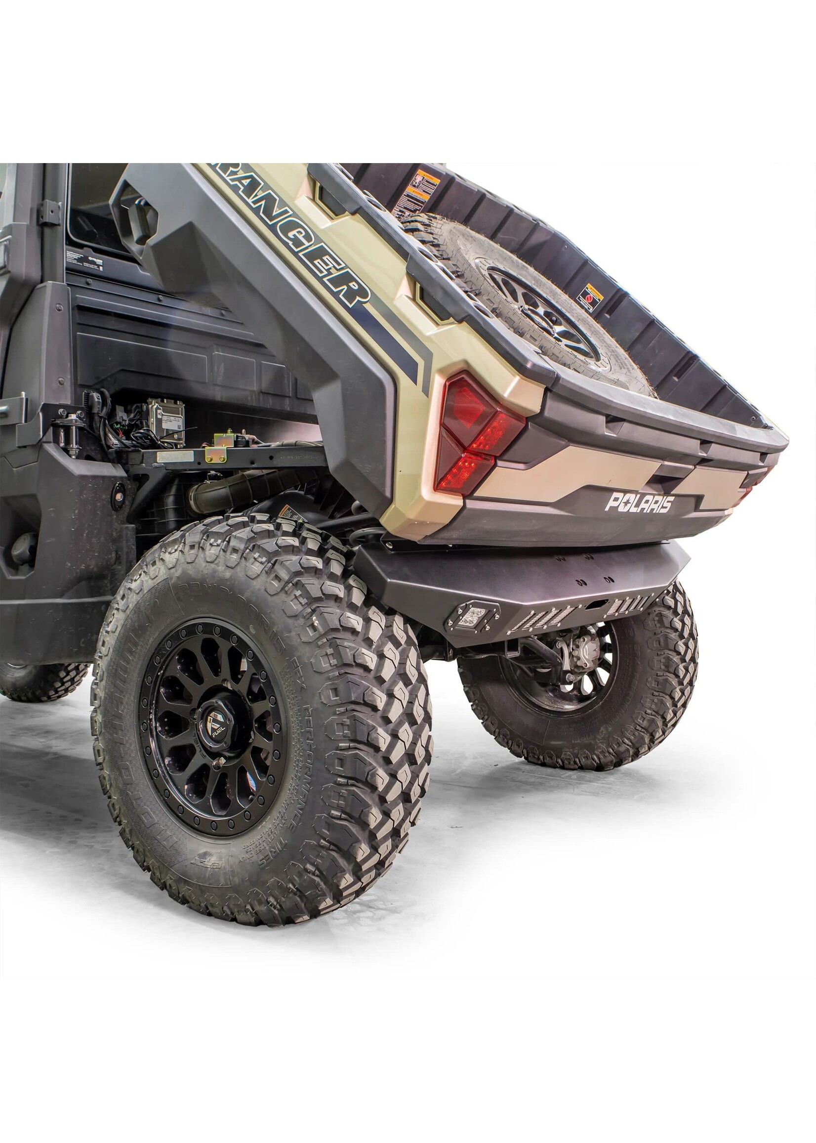 DRT Motorsports DRT Motorsports Rear Winch Bumper with LED Lights for Ranger XP Black