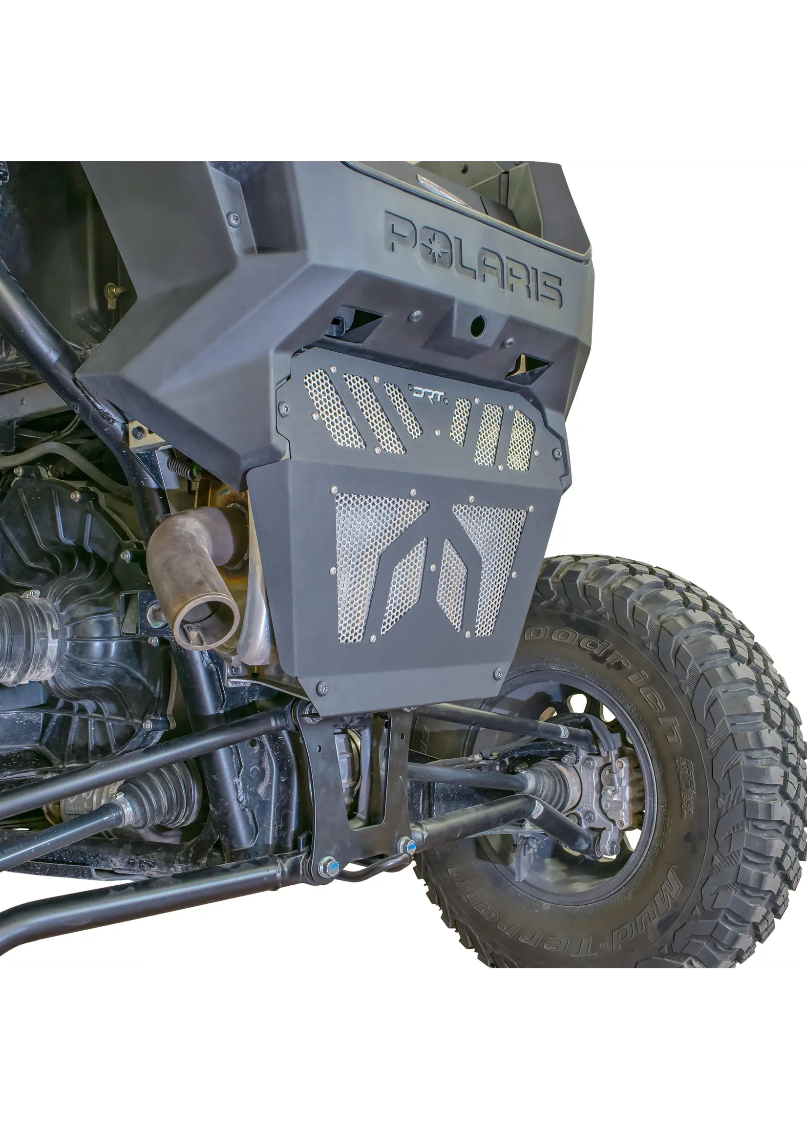 DRT Motorsports DRT Motorsports Aluminum Exhaust Cover for Polaris RZR Pro R