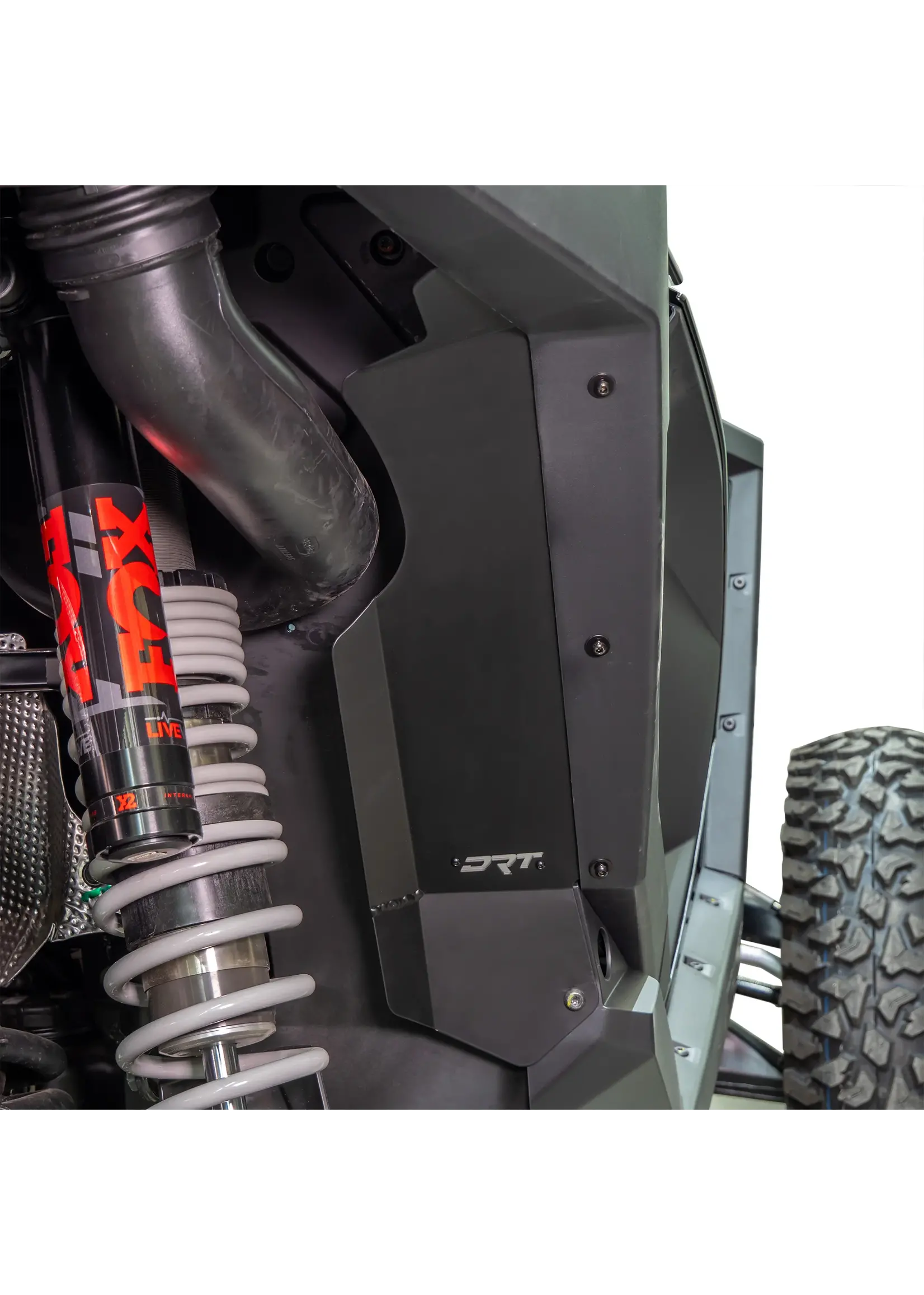 DRT Motorsports DRT Motorsports Aluminum Rear Inner Fender Guards for Polaris Pro XP / Turbo R