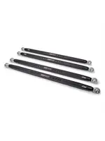 DRT Motorsports DRT Motorsports Straight Hex Bar Radius Rod Set, Black - Polaris Pro/Turbo R Platform