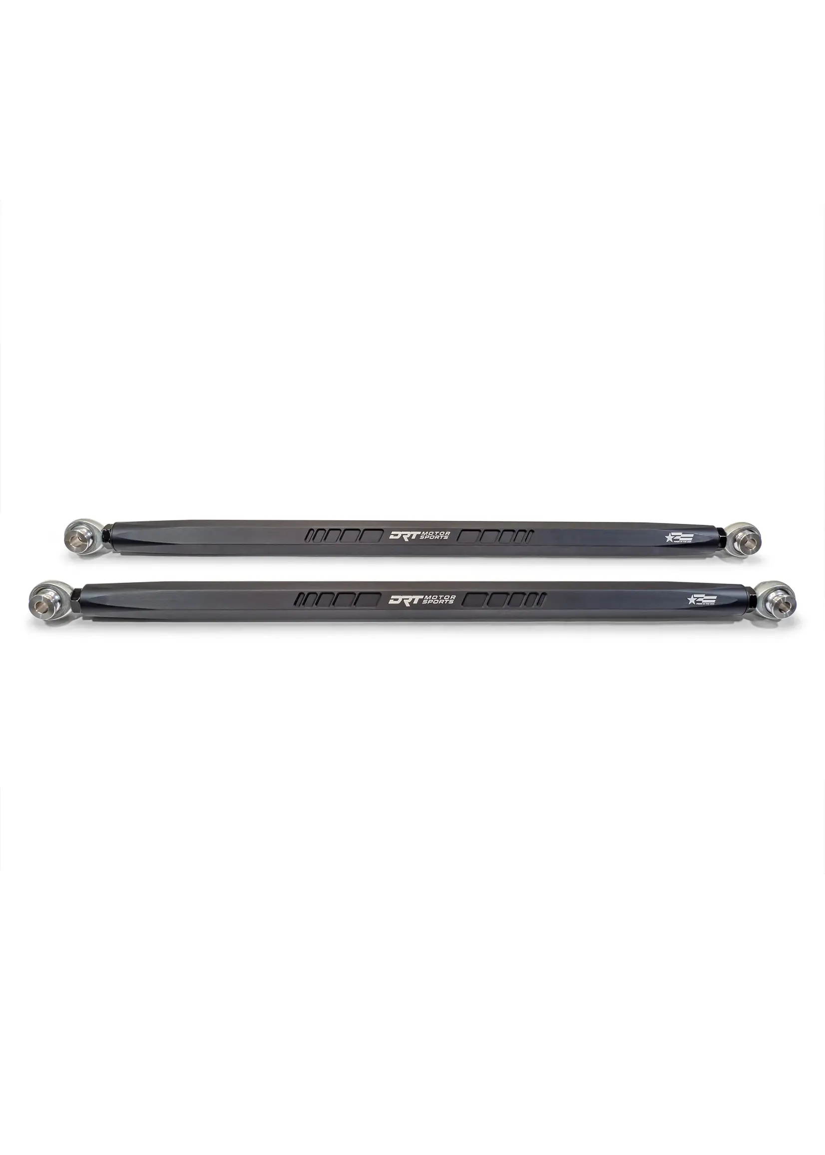 DRT Motorsports DRT Motorsports Straight Hex Bar Radius Rod Set, Black - Polaris Pro/Turbo R Platform