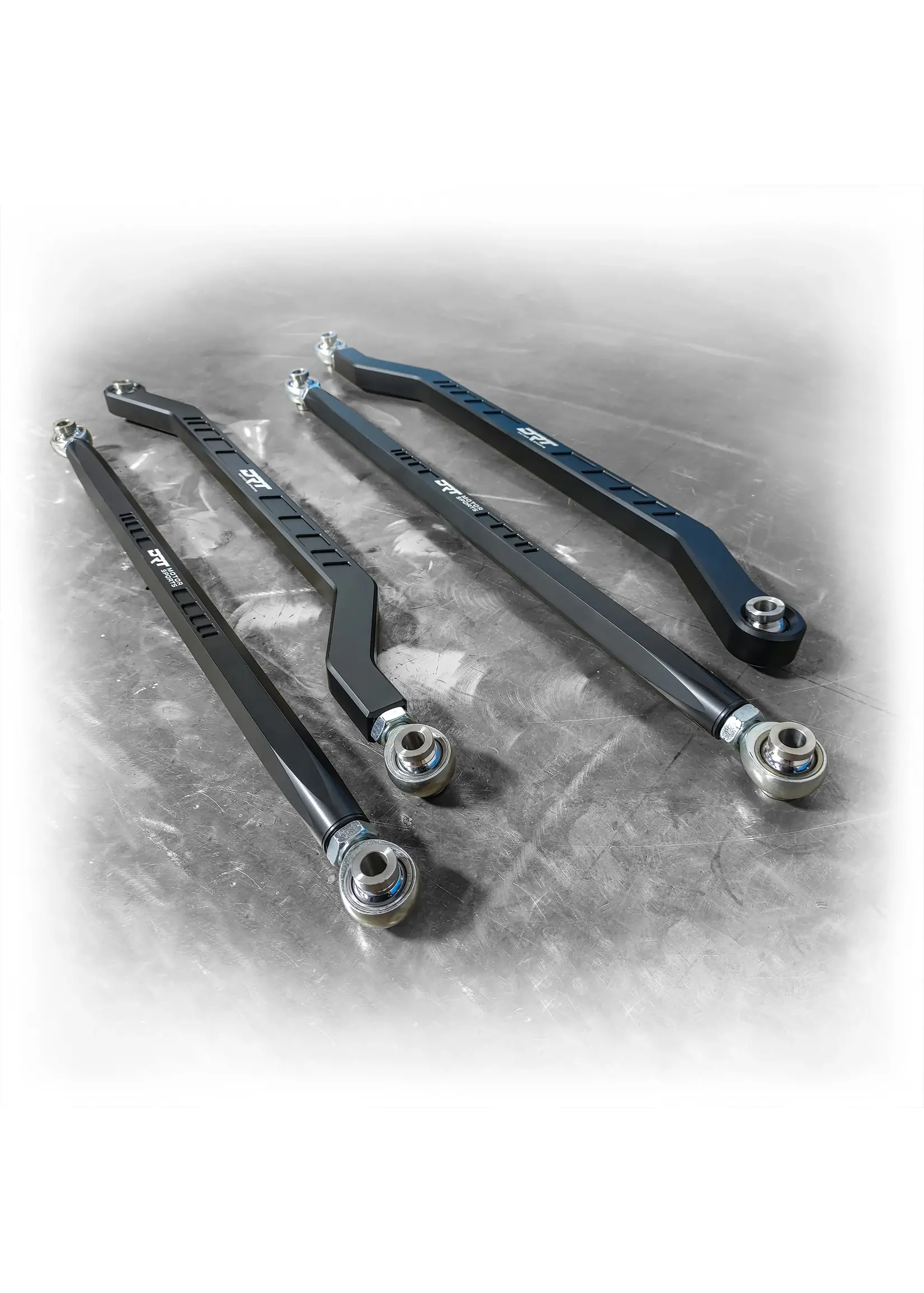 DRT Motorsports DRT Motorsports Billet Aluminum High Clearance Radius Rod Set, Black for Pro R / Turbo R