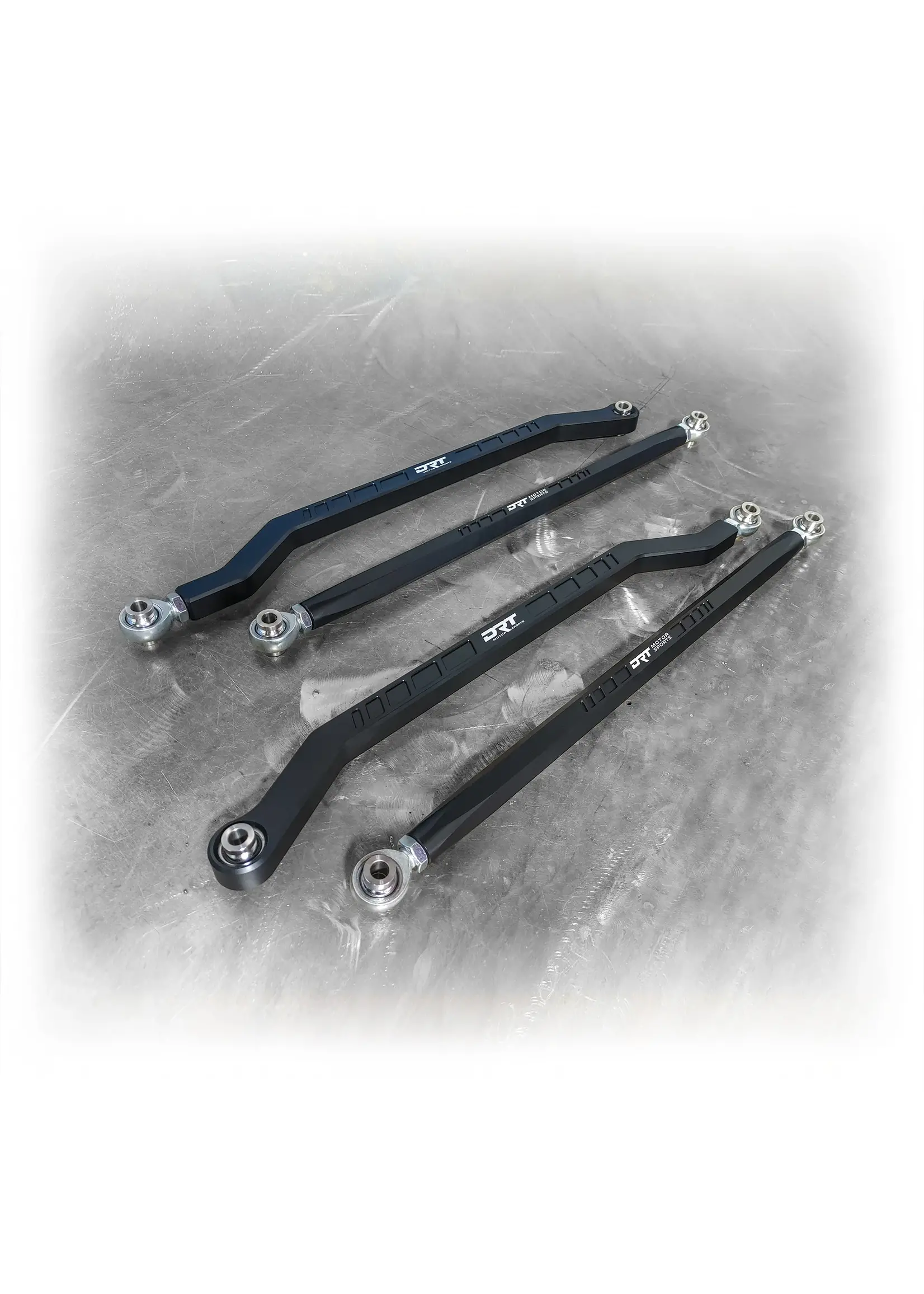 DRT Motorsports DRT Motorsports Billet Aluminum High Clearance Radius Rod Set, Black for Pro R / Turbo R