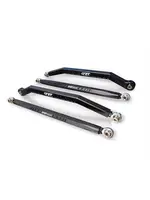 DRT Motorsports DRT Motorsports Billet Aluminum High Clearance Radius Rod Set, Black for 2020+ Polaris Pro XP/4 (64")