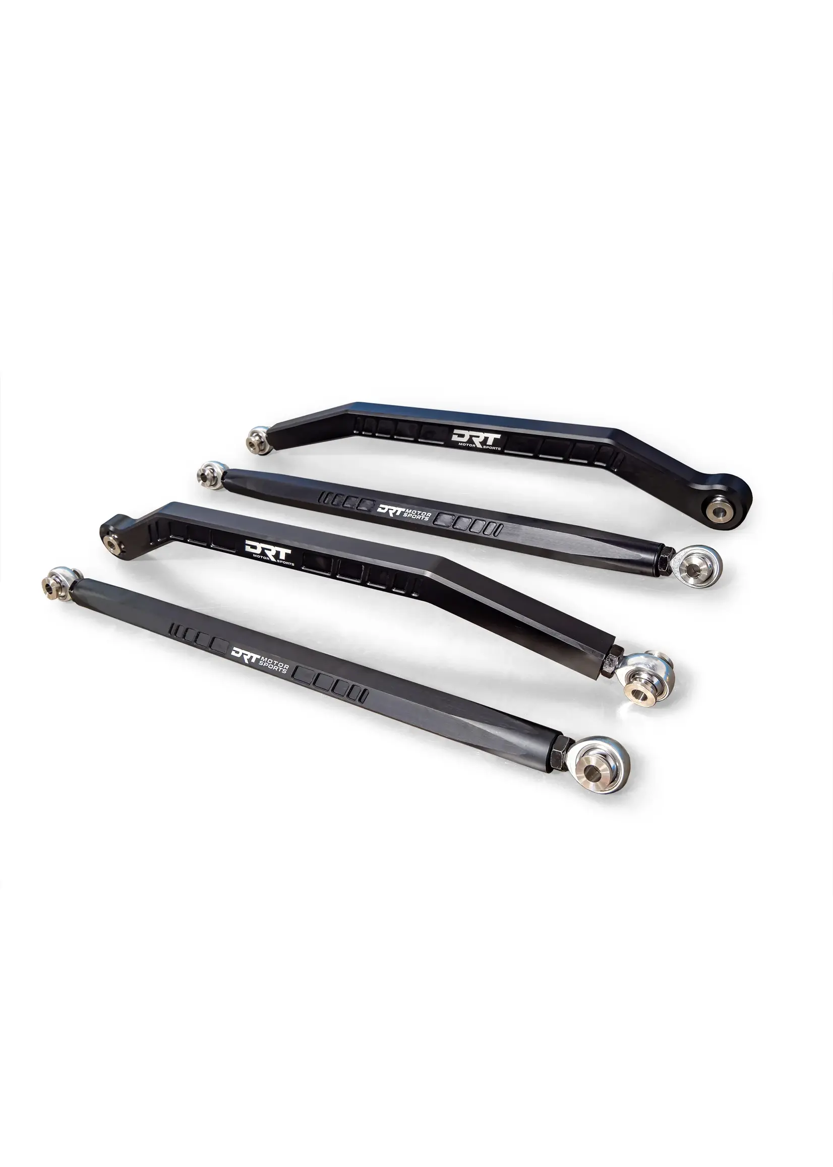 DRT Motorsports DRT Motorsports Billet Aluminum High Clearance Radius Rod Set, Black for 2020+ Polaris Pro XP/4 (64")