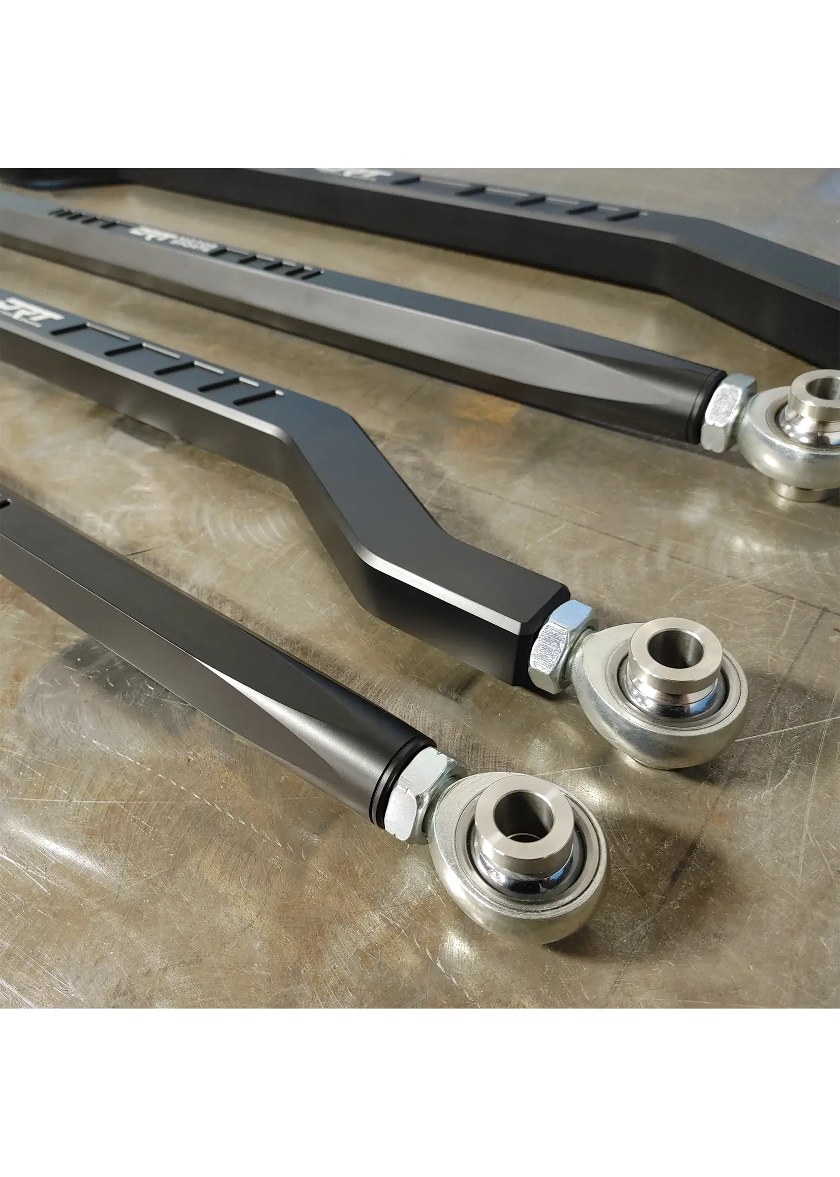 DRT Motorsports DRT Motorsports Billet Aluminum High Clearance Radius Rod Set, Black for  XP1K  (64")
