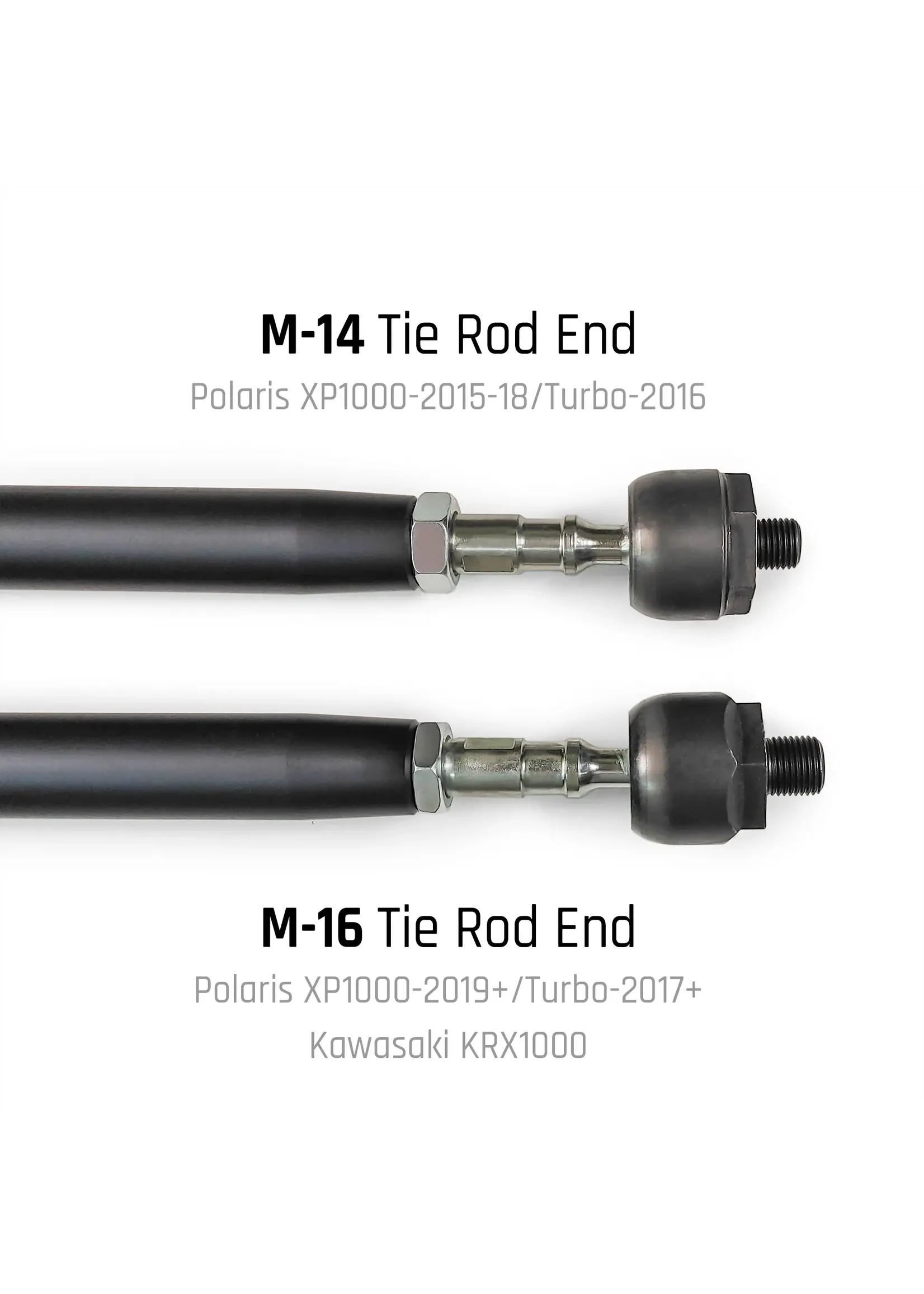 DRT Motorsports DRT Motorsports HD Billet Tie Rods for Polaris RZR XP 1000   M14Rack