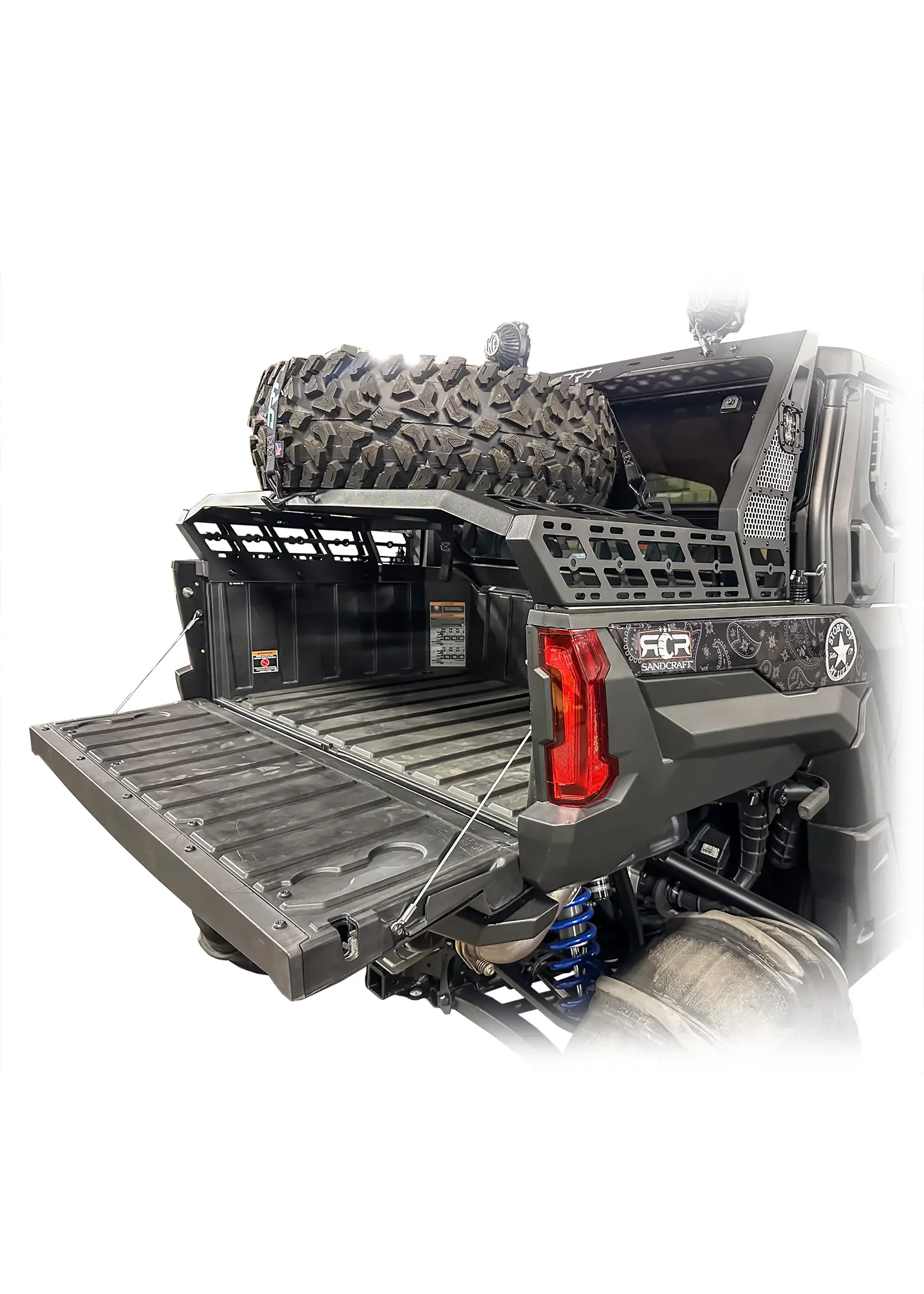DRT Motorsports DRT Motorsports Tire Carrier / Chase Rack System Polaris XPEDITION