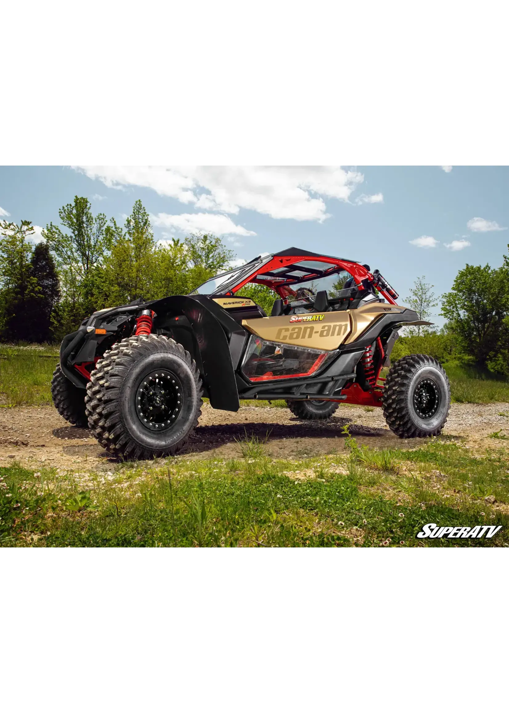 Super ATV Low Profile Fender Flares for Can-Am Maverick X3