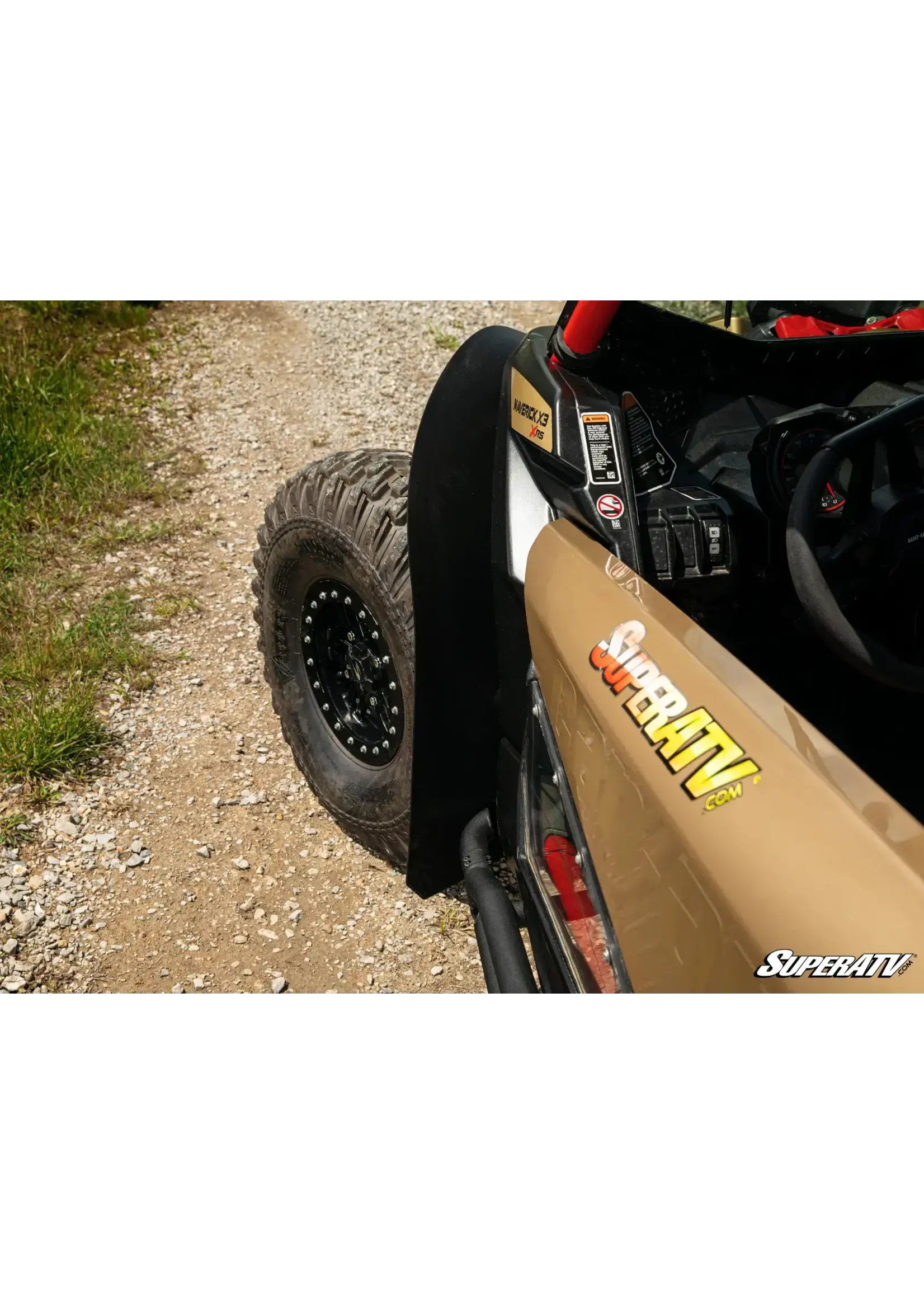 Super ATV Low Profile Fender Flares for Can-Am Maverick X3