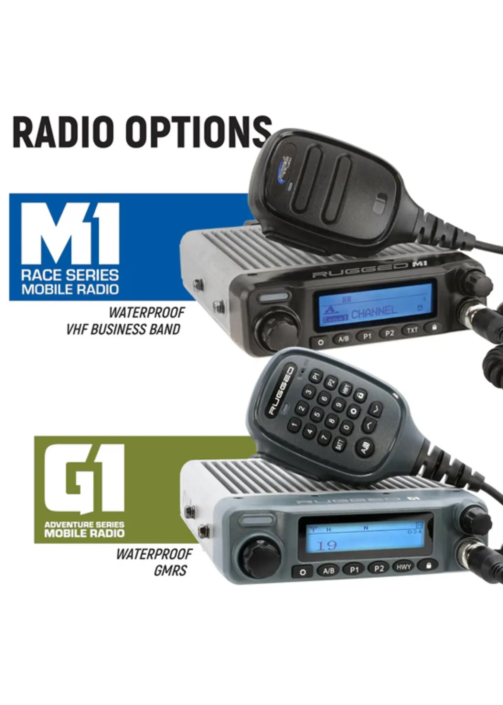 Rugged Radios Rugged Radios STX STEREO Complete Master Communication Kit with M1 Intercom and VHF 2-Way Radio