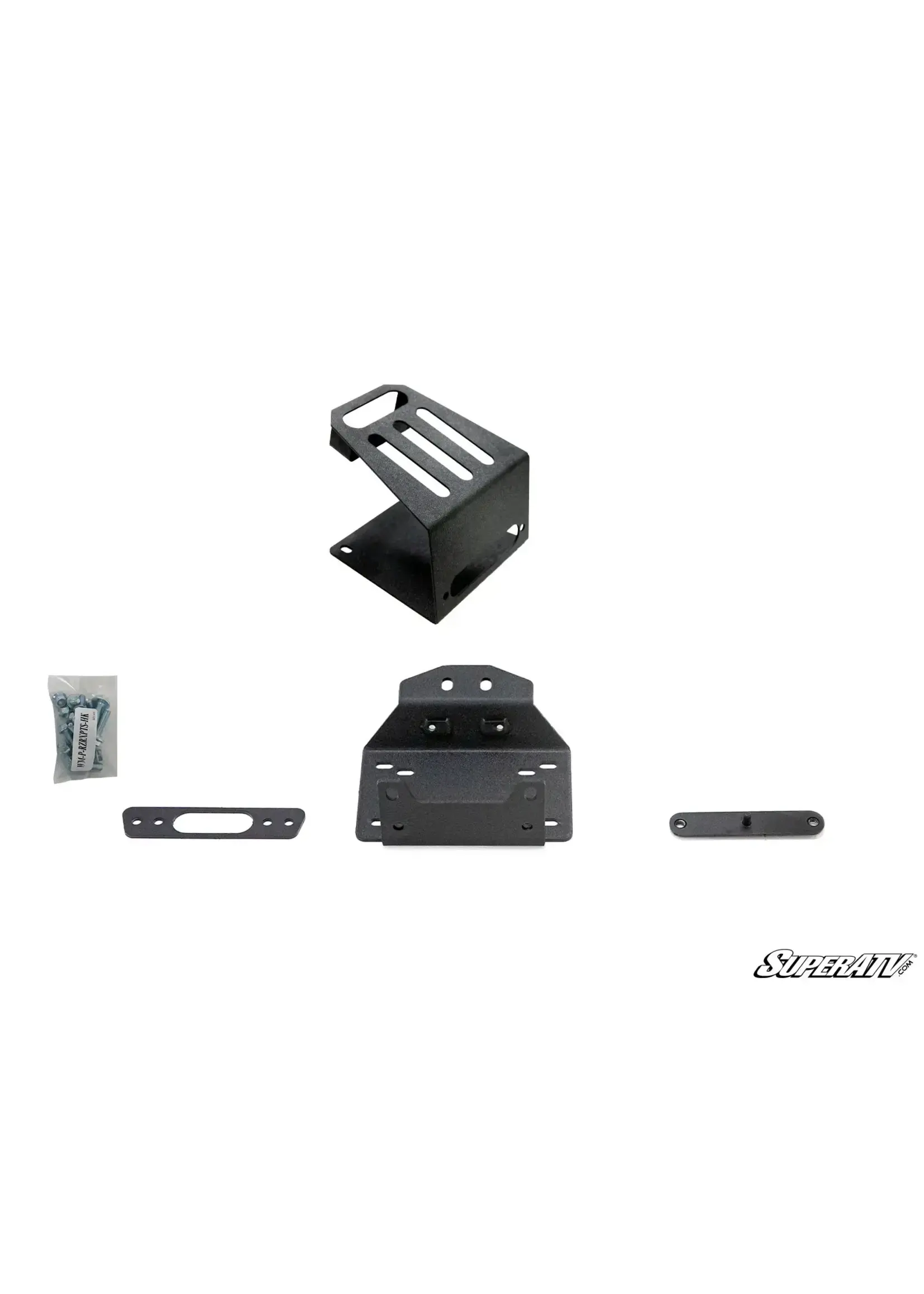 SuperATV Winch Bumper and Mount for Polaris RXR XP Turbo S