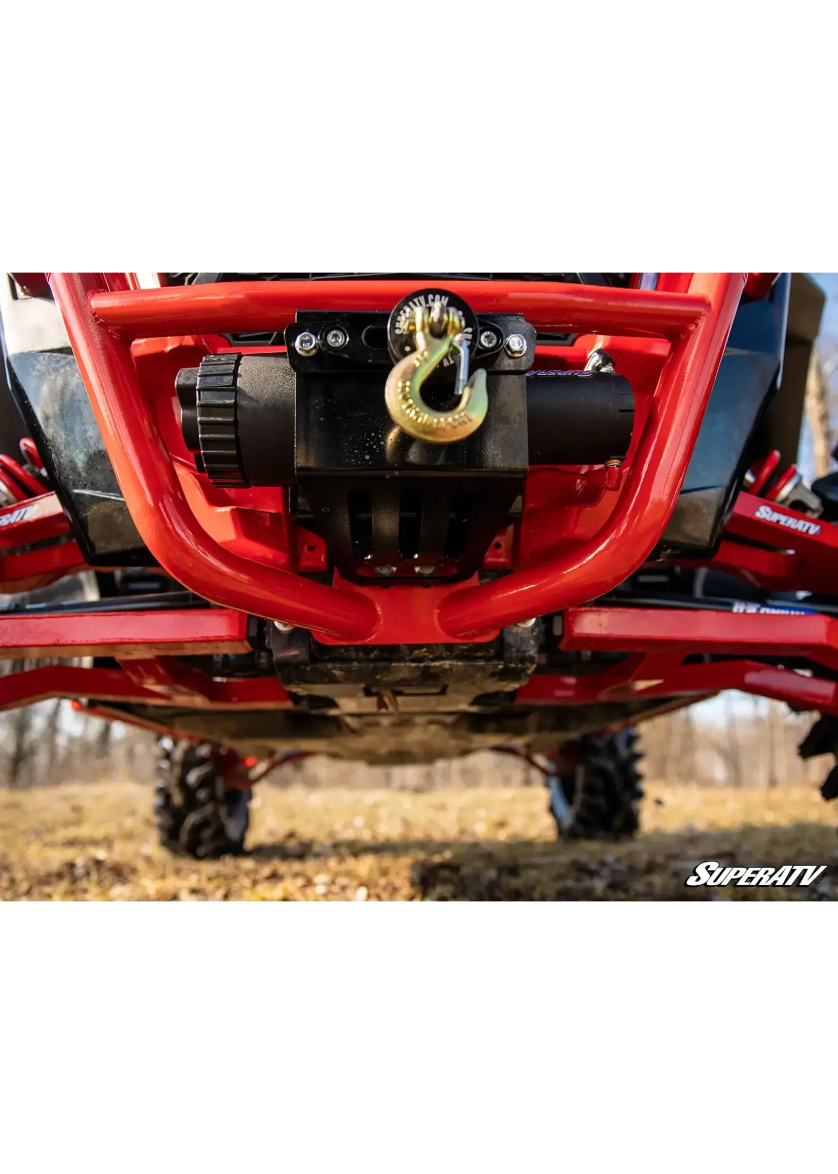 SuperATV Winch Bumper and Mount for Polaris RXR XP Turbo S