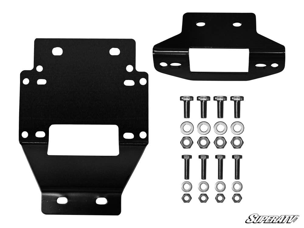 SuperATV Winch Mounting Plate for RZR XP 900 Addiction Powersports NW