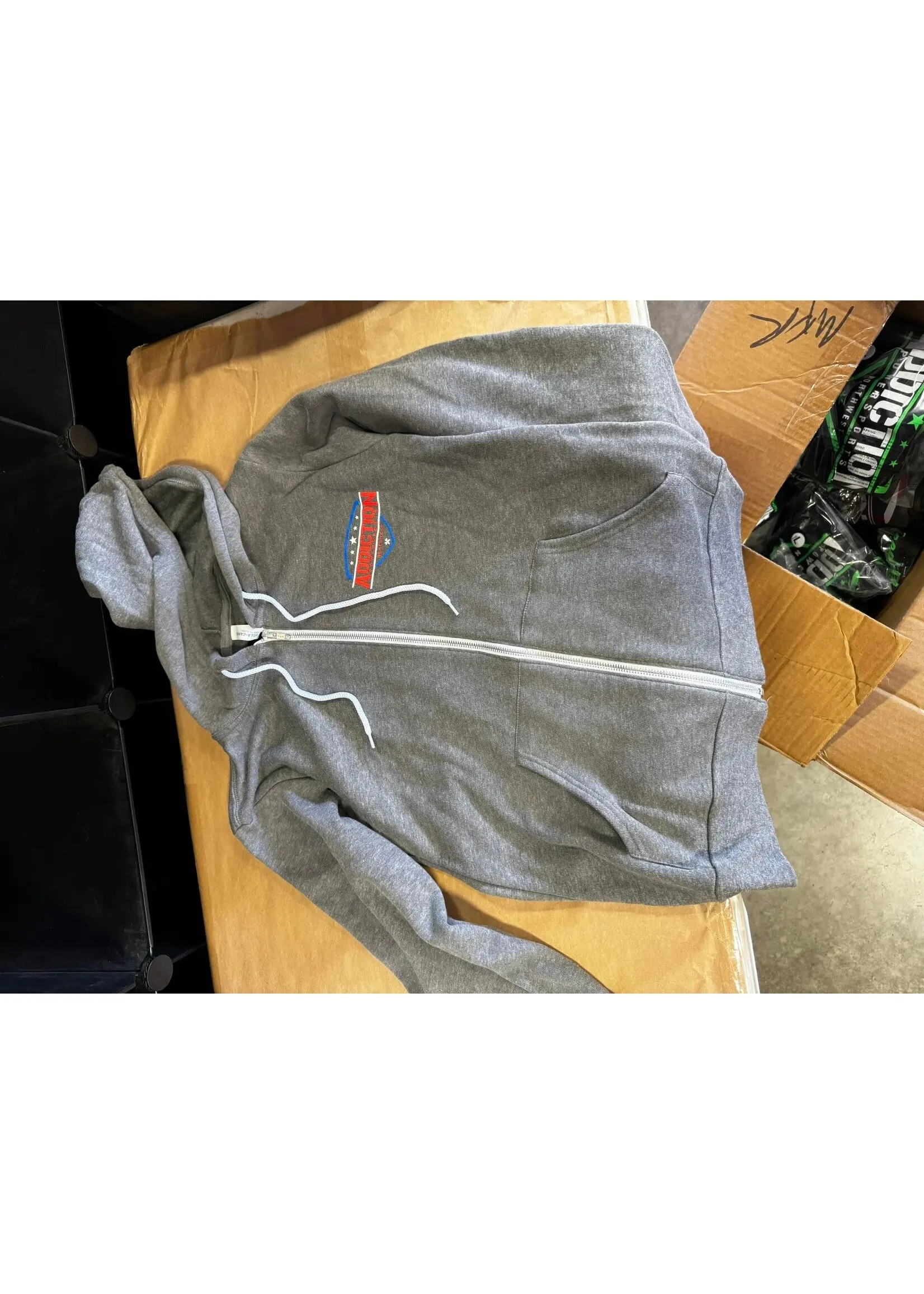 Addiction Powersports Logo ZIP UP Hoodie