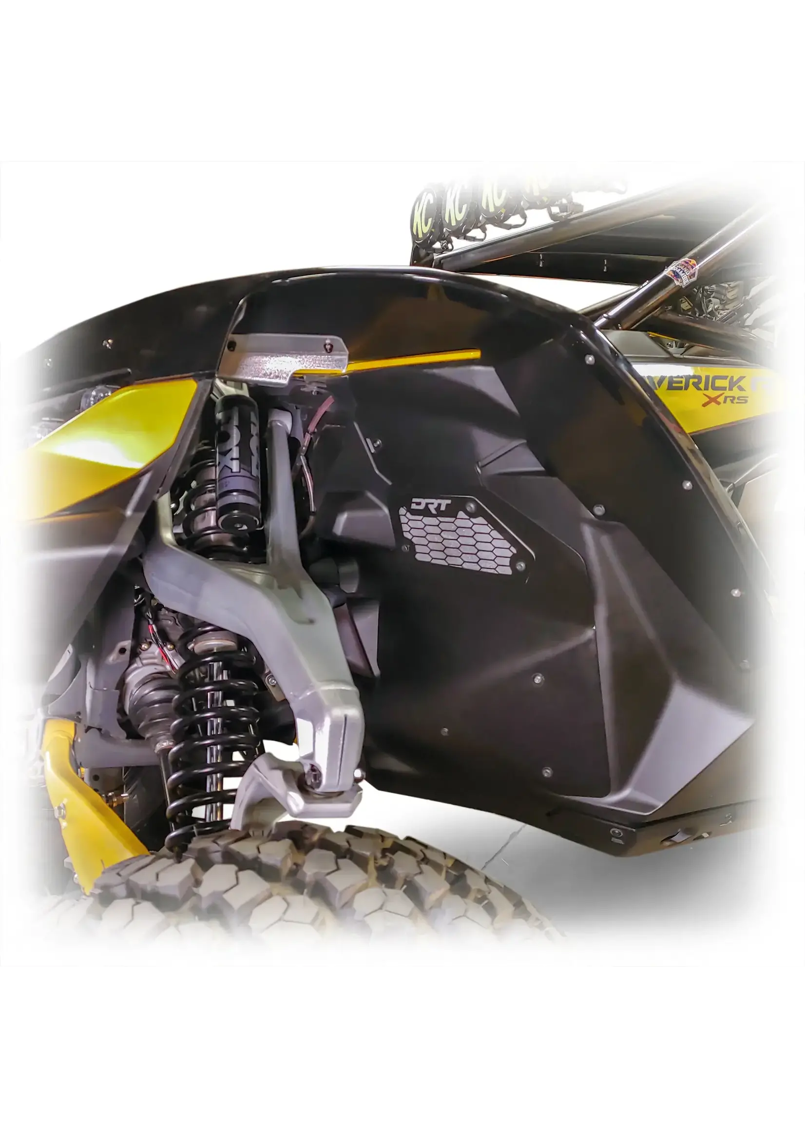 DRT Motorsports DRT Motorsports Can Am 2024+ Maverick R Front Aluminum Rock Guard Kit