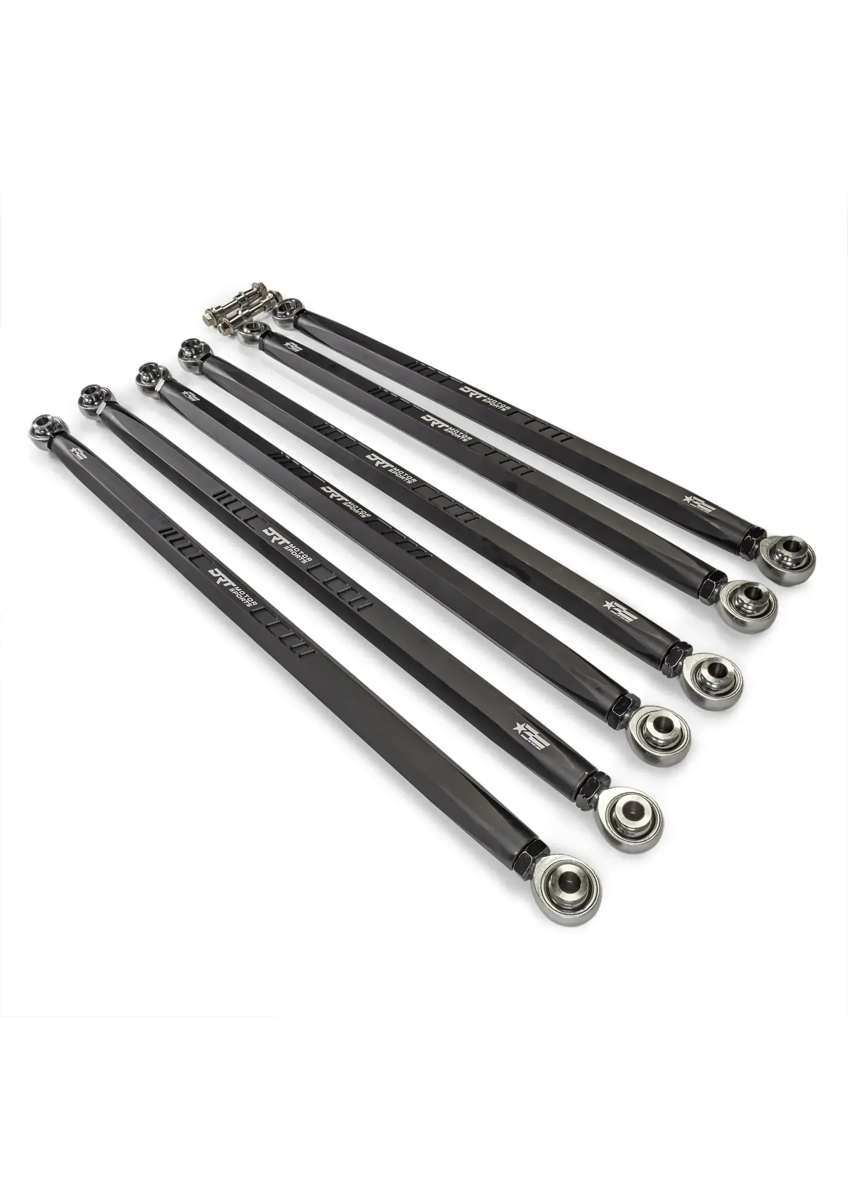 DRT Motorsports DRT Motorsports Straight Hex Bar Radius Rod Set, Black - Can Am Maverick R