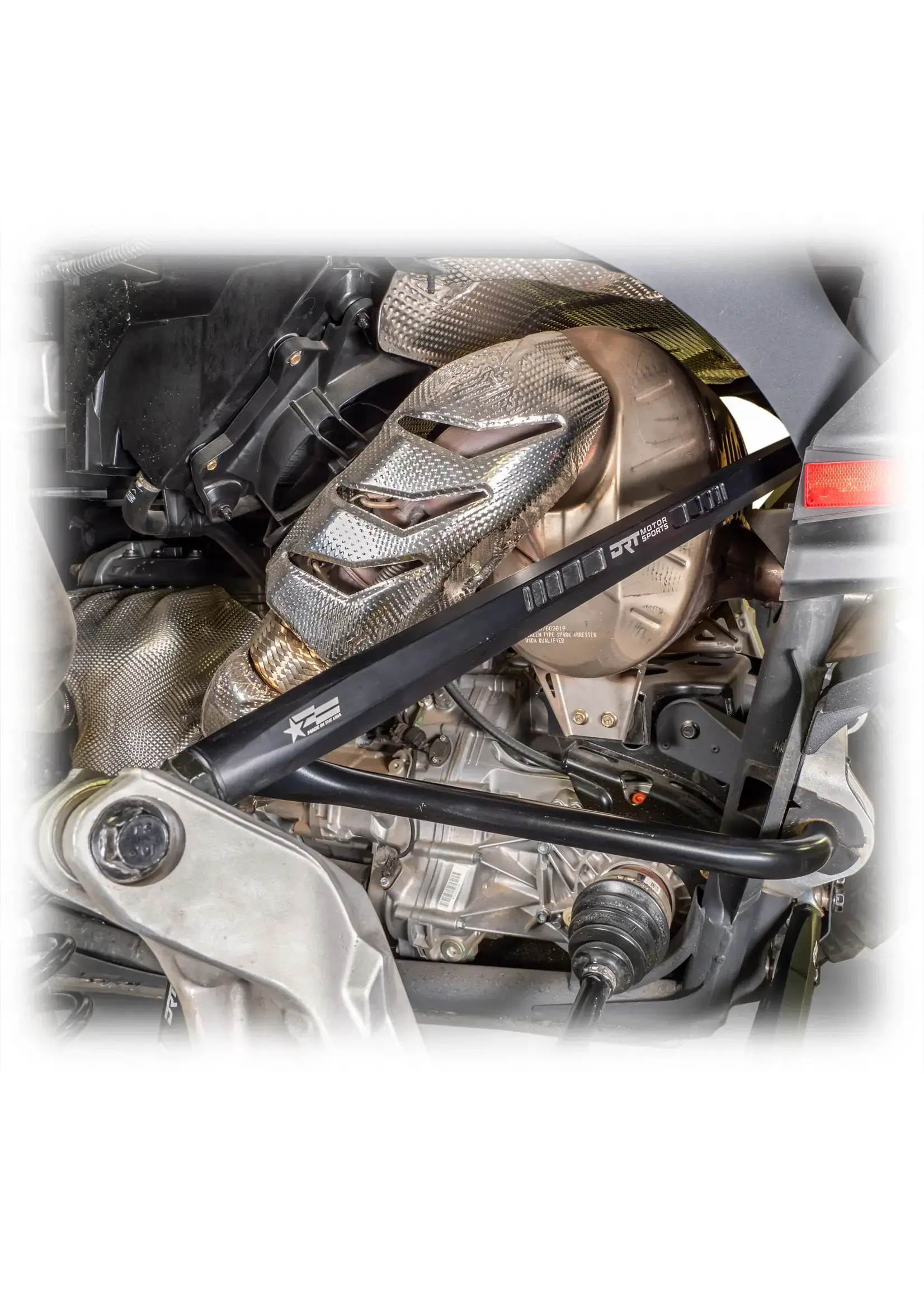DRT Motorsports DRT Motorsports Straight Hex Bar Radius Rod Set, Black - Can Am Maverick R