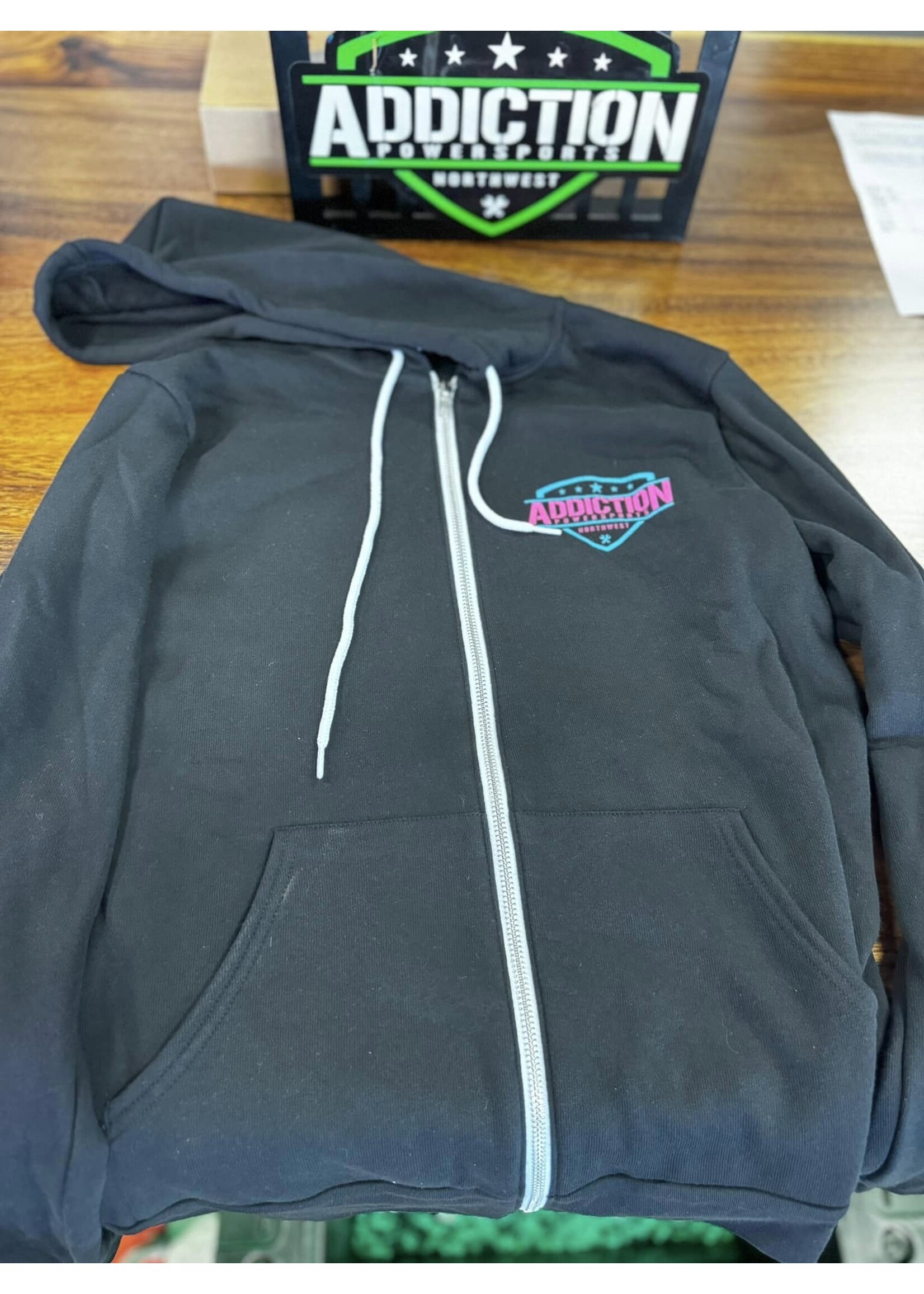 Addiction Powersports Logo ZIP UP Hoodie