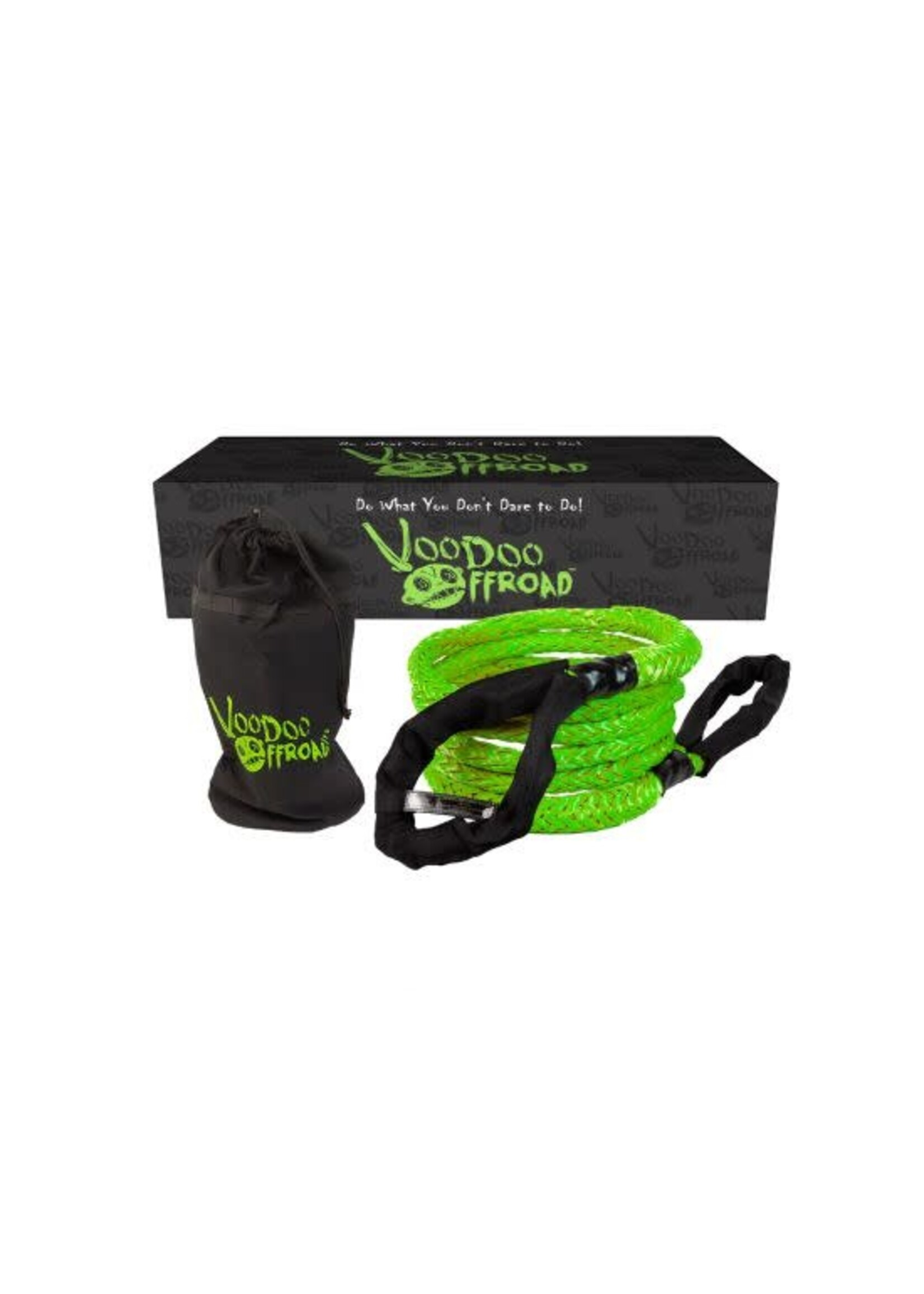 Voodoo Offroad Voodoo Offroad 7/8" x 20' Recovery Rope With Bag - Green