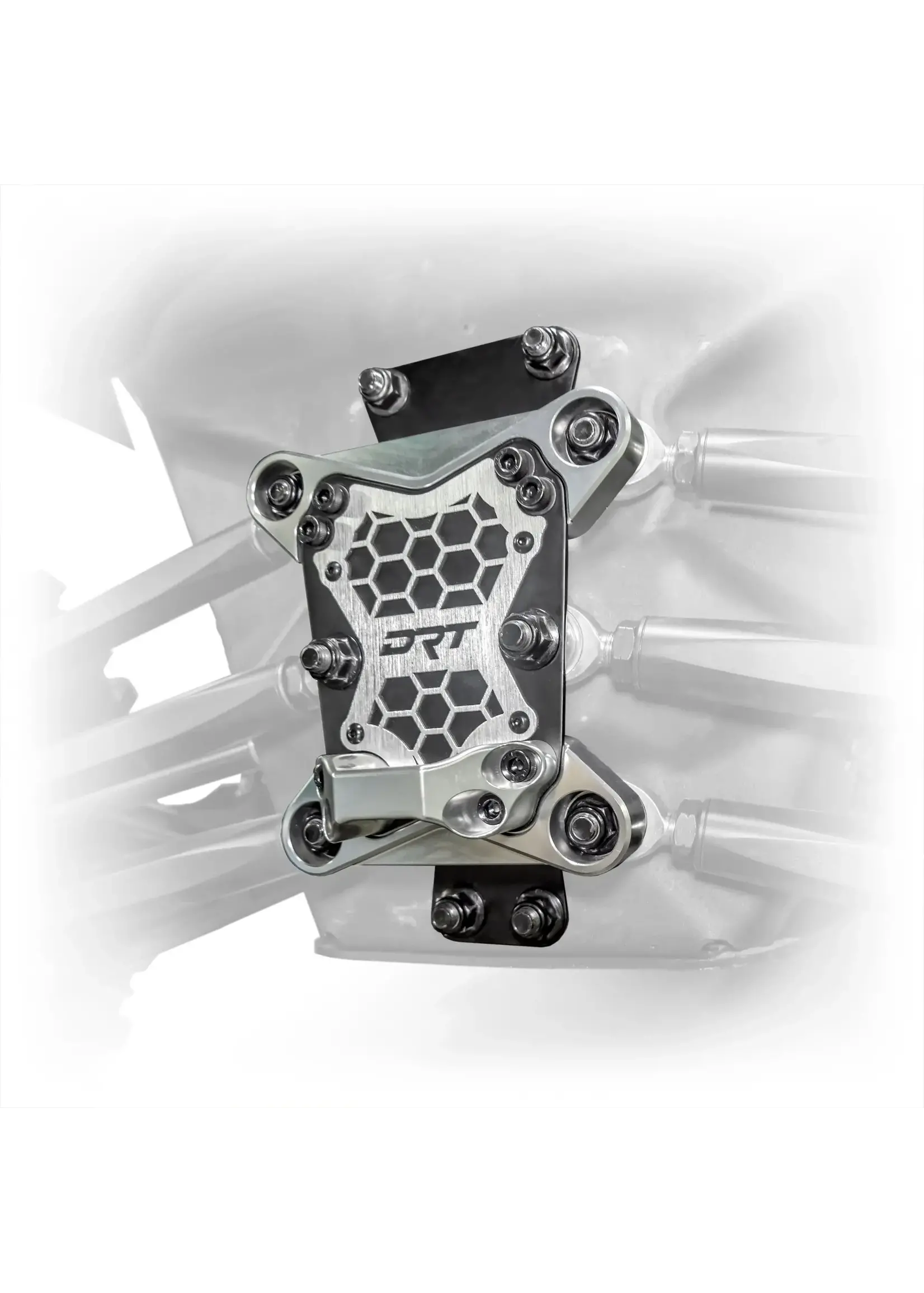 DRT Motorsports Can-Am Maverick X3 2017+ Billet Aluminum 3-PC Radius Rod Plate Kit