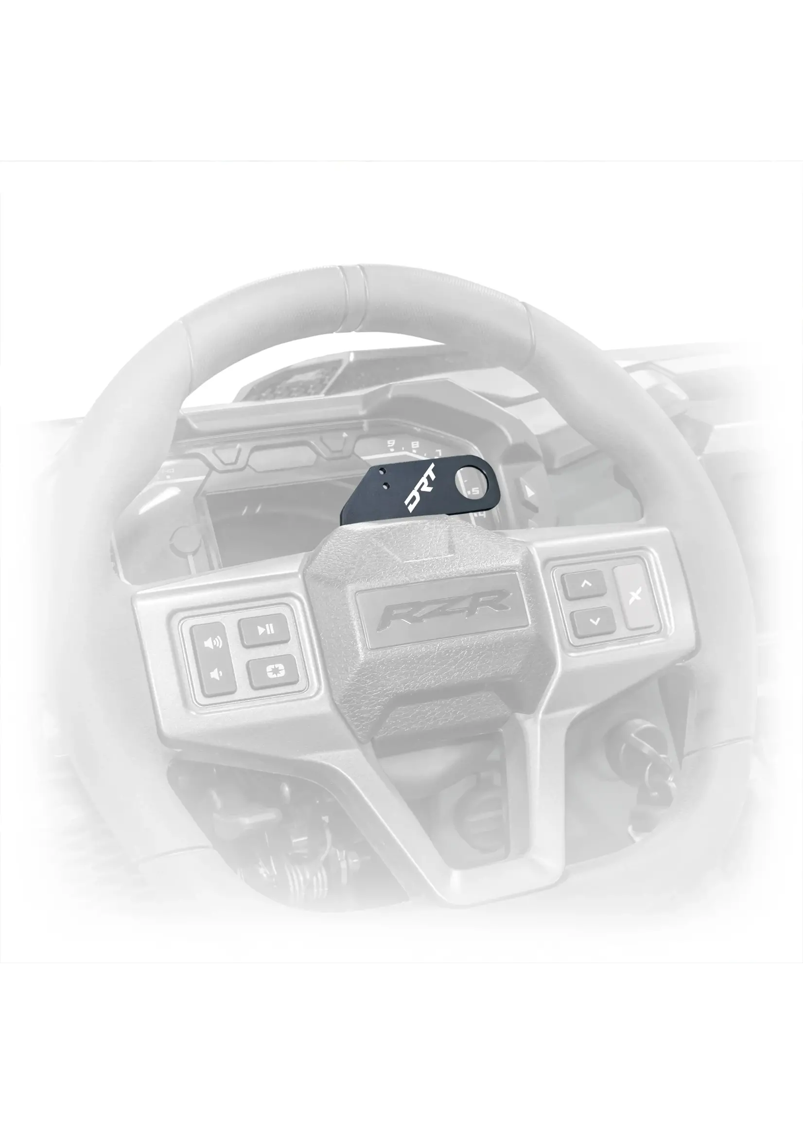 DRT Motorsports Polaris RZR 2020+ Steering Wheel Single Push-To-Talk Plate