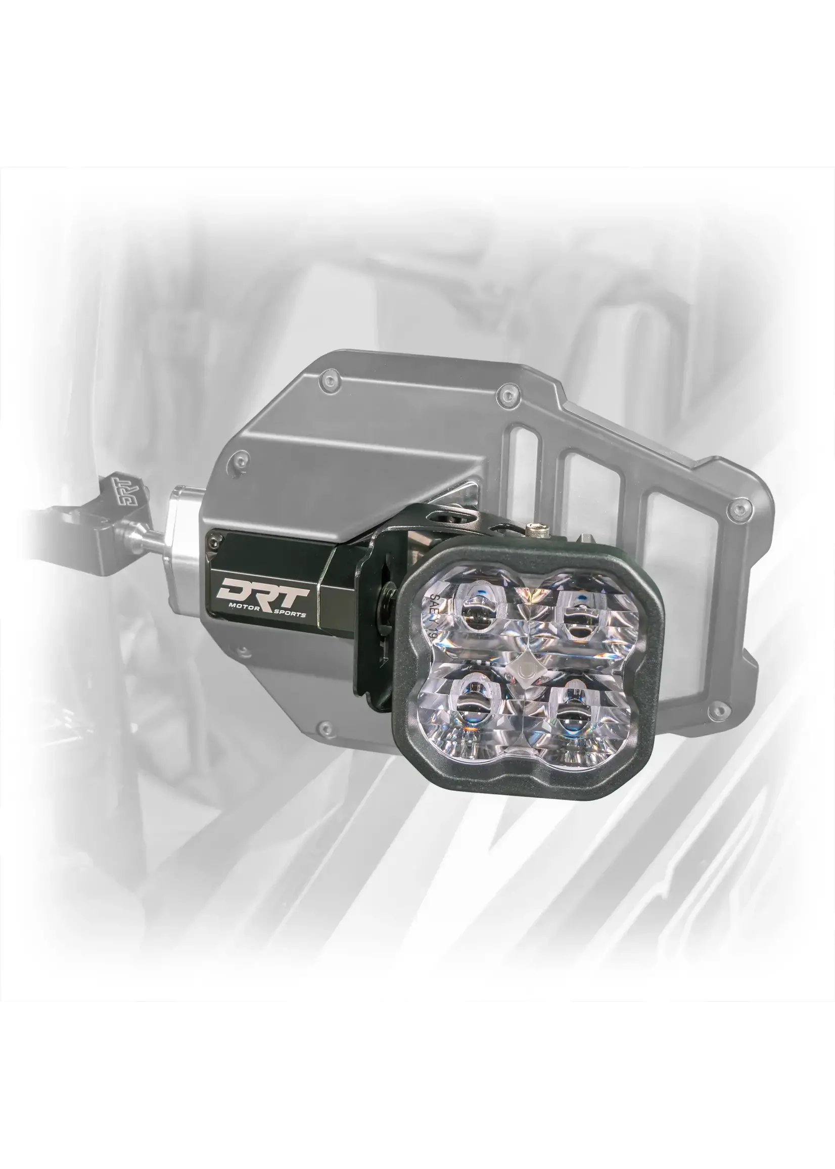 DRT Motorsports Aluminum Tactical Mirror Light Bracket Kit