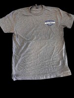 independent Addiction Powersports NW T-Shirt Light Grey with Royal Blue Logo