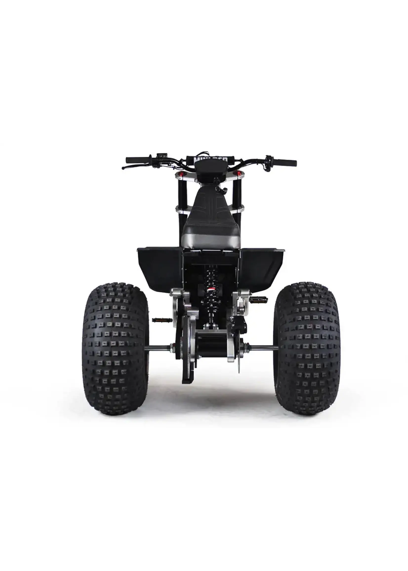 RZR Mini RCR T3 Electric 3 Wheeler Bike Black with Black Carbon Fenders (Pre Wired for Lighted Whip)