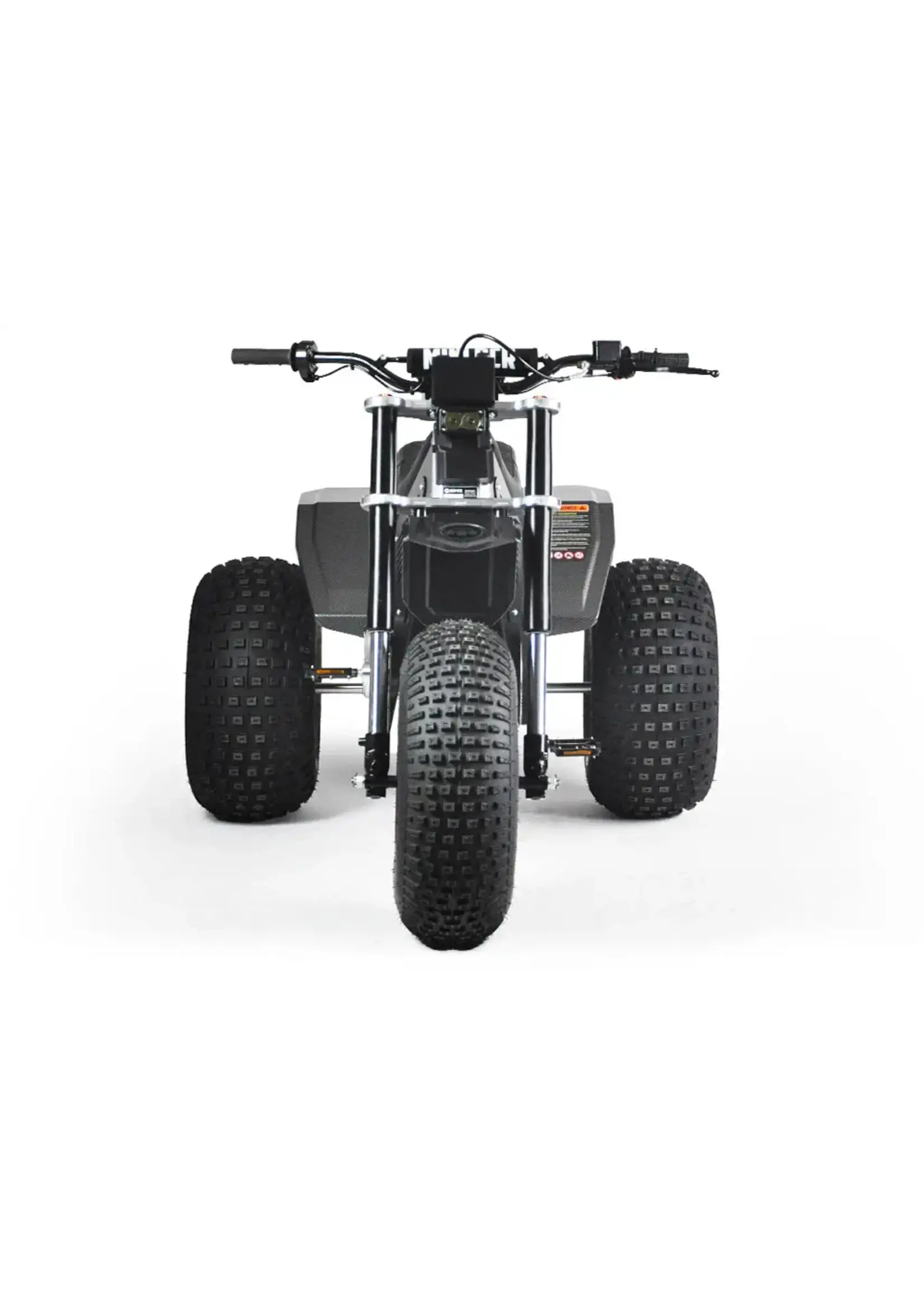 RZR Mini RCR T3 Electric 3 Wheeler Bike Black with Black Carbon Fenders (Pre Wired for Lighted Whip)
