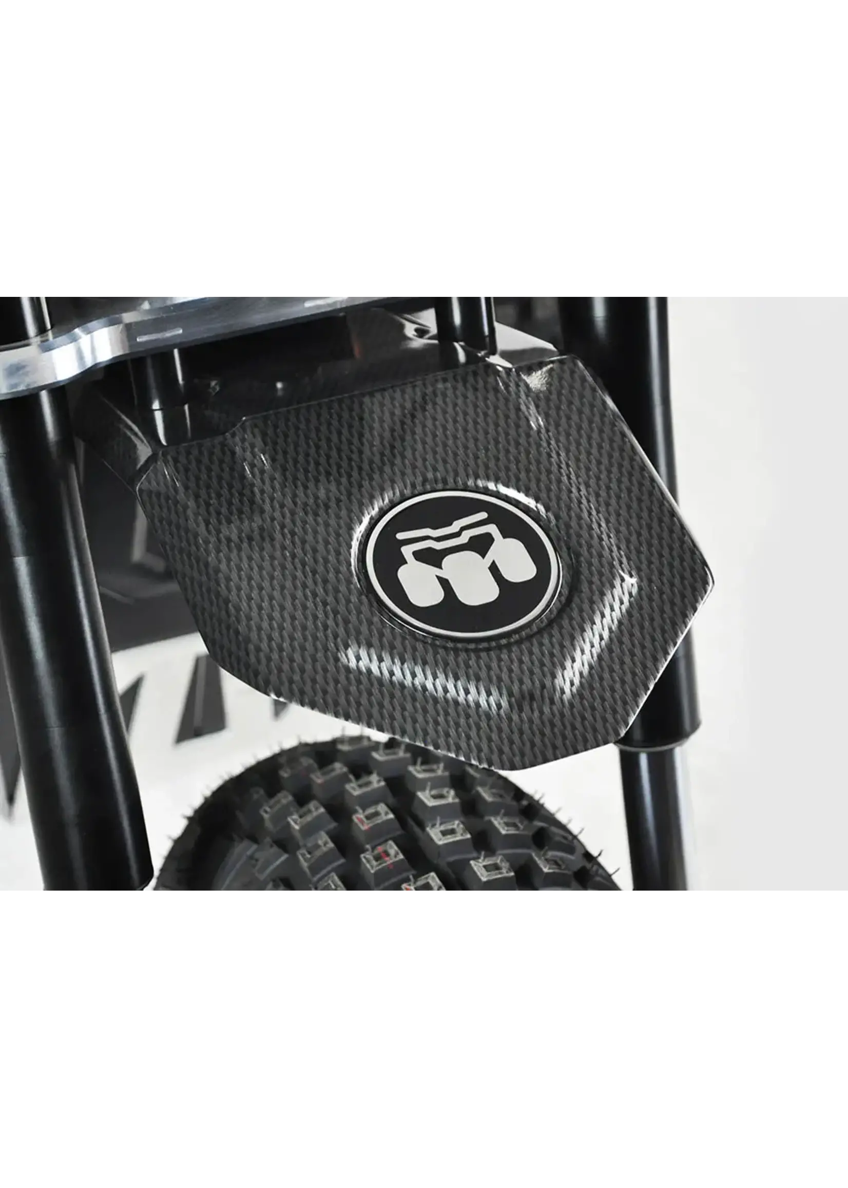 RZR Mini RCR T3 Electric 3 Wheeler Bike Black with Black Carbon Fenders (Pre Wired for Lighted Whip)