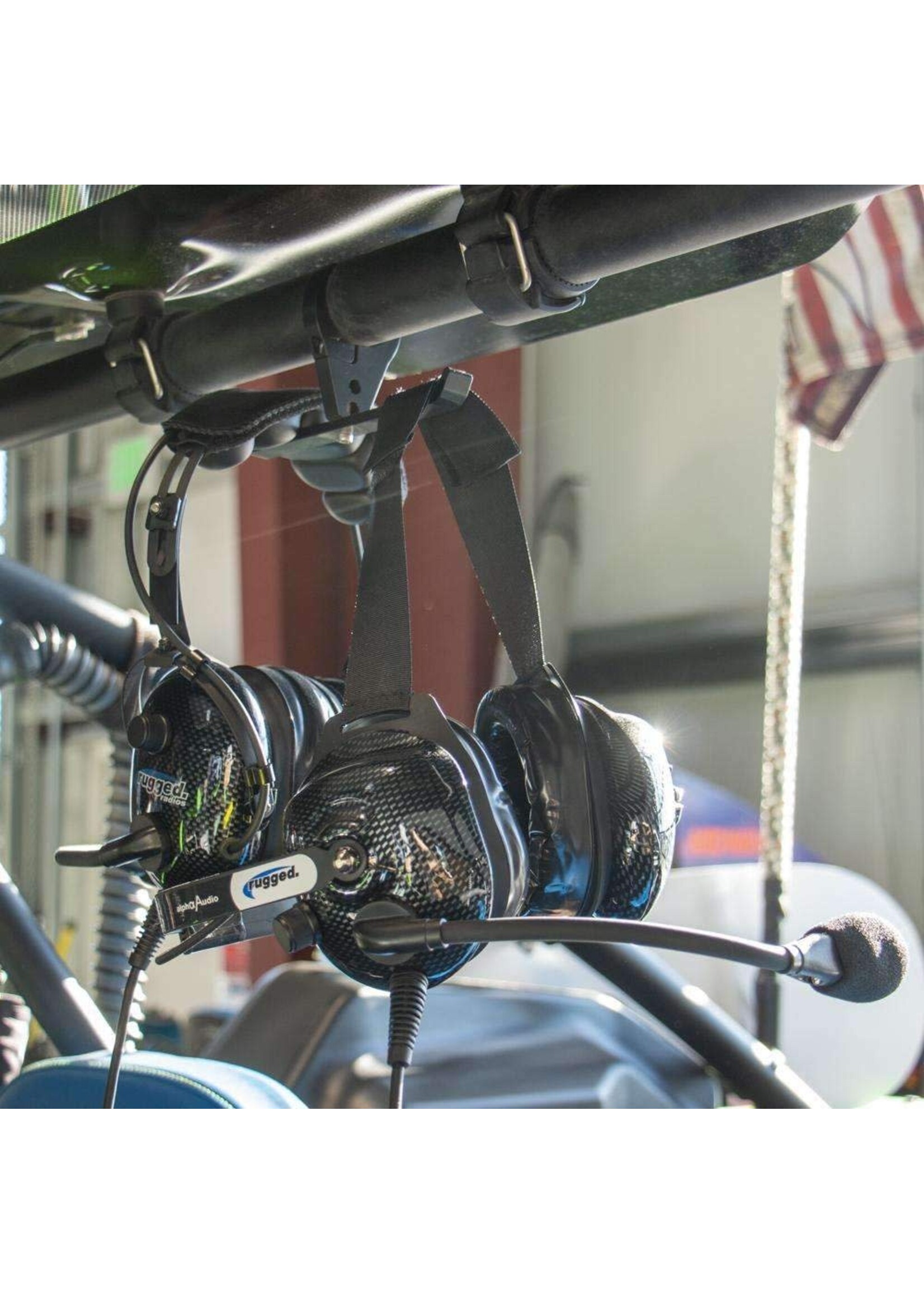 Rugged Radios Rugged Radios Dual Headset Hanger with Bar Mount