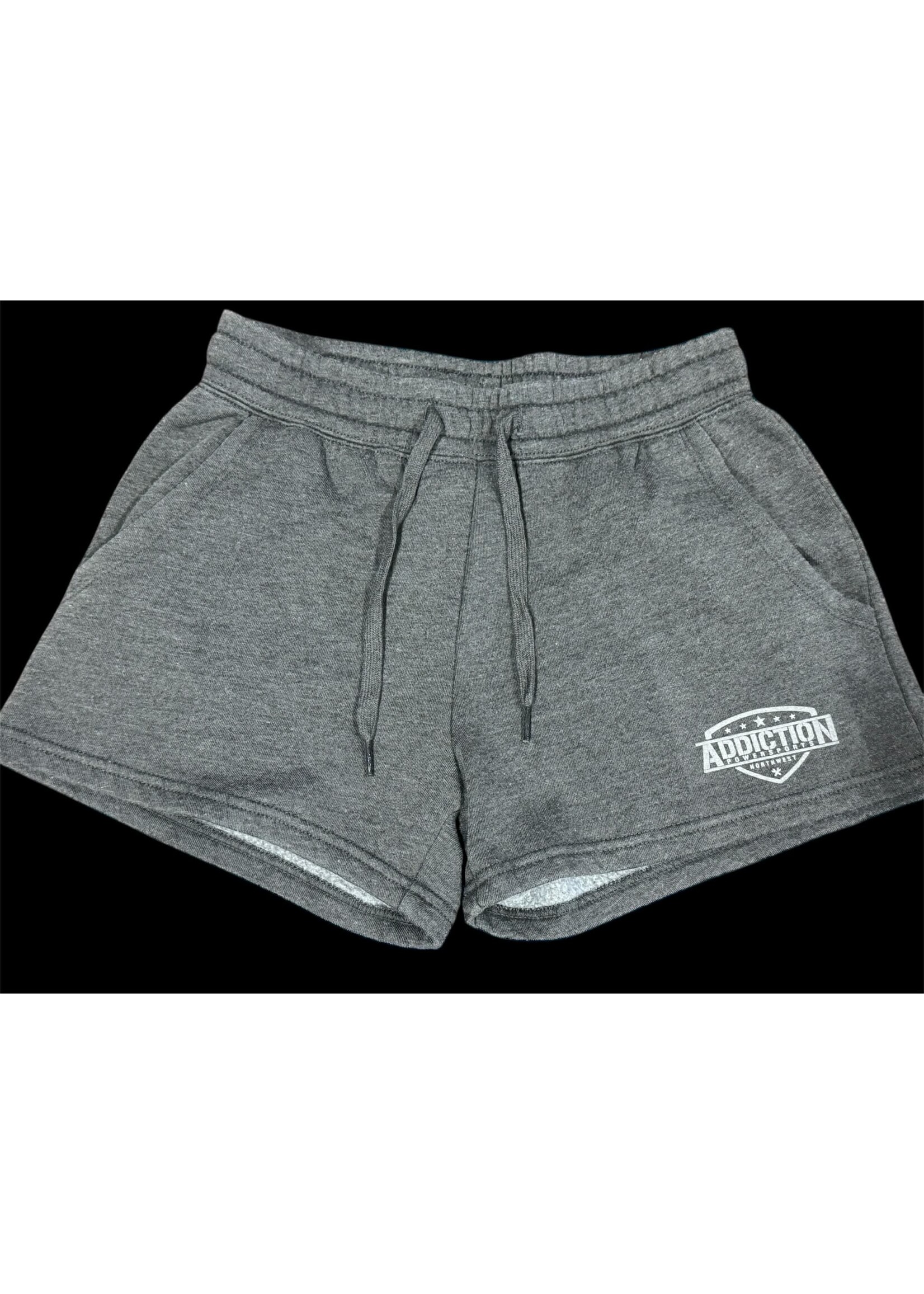 Addiction Powersports NW Lounge Shorts Grey/Grey Logo