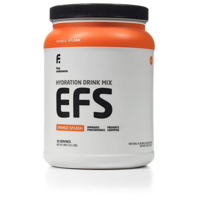 1st Endurance - EFS - Drink Mix - Orange Splash - Jar - 30 servings