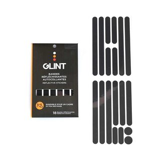 GLINT Reflective GLINT Reflective - Frame Stickers - Black - Kit