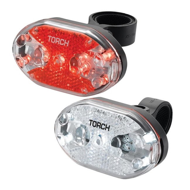 Torch - White Bright 5X/Tail Bright 5X Premium - Flashing light - Set