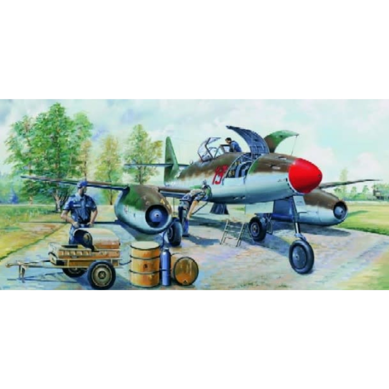 Trumpeter 1/32 Visible Messerschmitt Me262A1a German Fighter