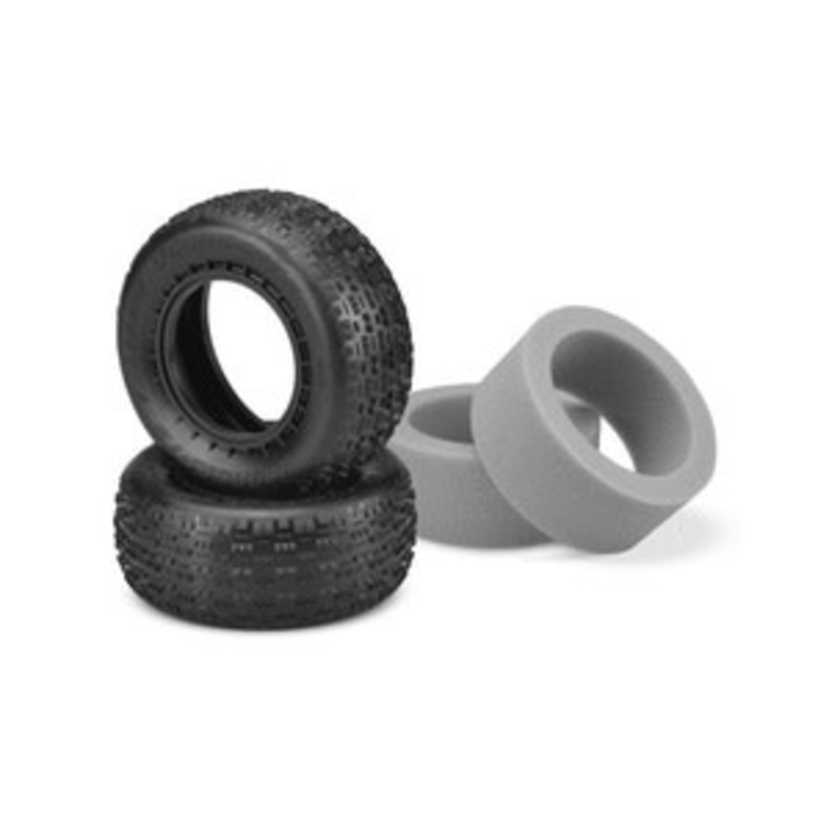 JConcepts 1/10 Swaggers 2.2” Short Course Truck Tires and Inserts, Pink Compound (2)