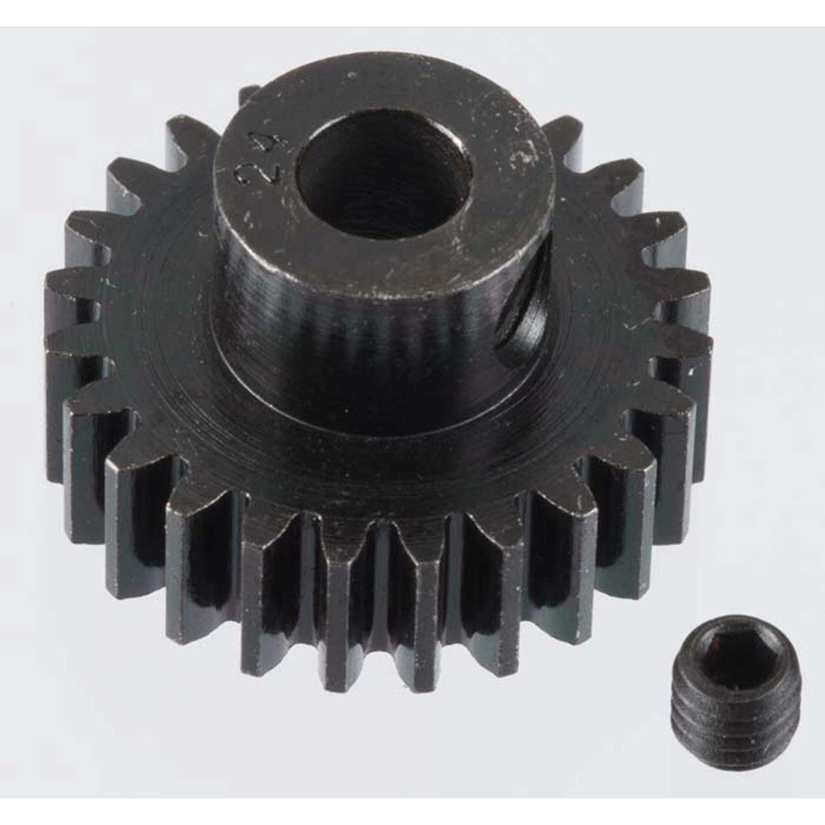Robinson Racing Products (RRP) Extra Hard 24 Tooth Blackened Steel 32p Pinion, 5mm