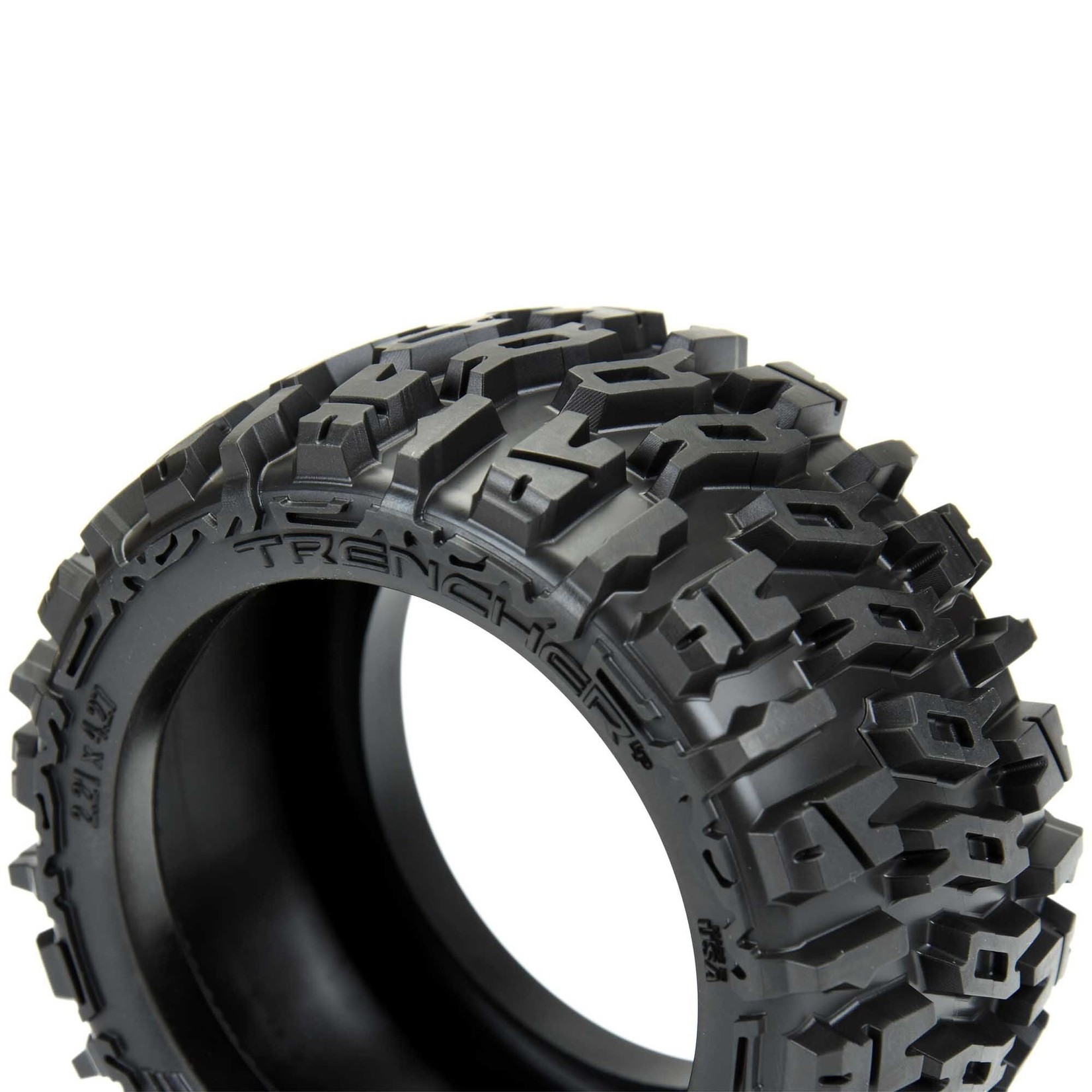 Pro-Line 1/10 Trencher LP Front/Rear 2.8" MT Tires Mounted 12mm Blk Raid (2)