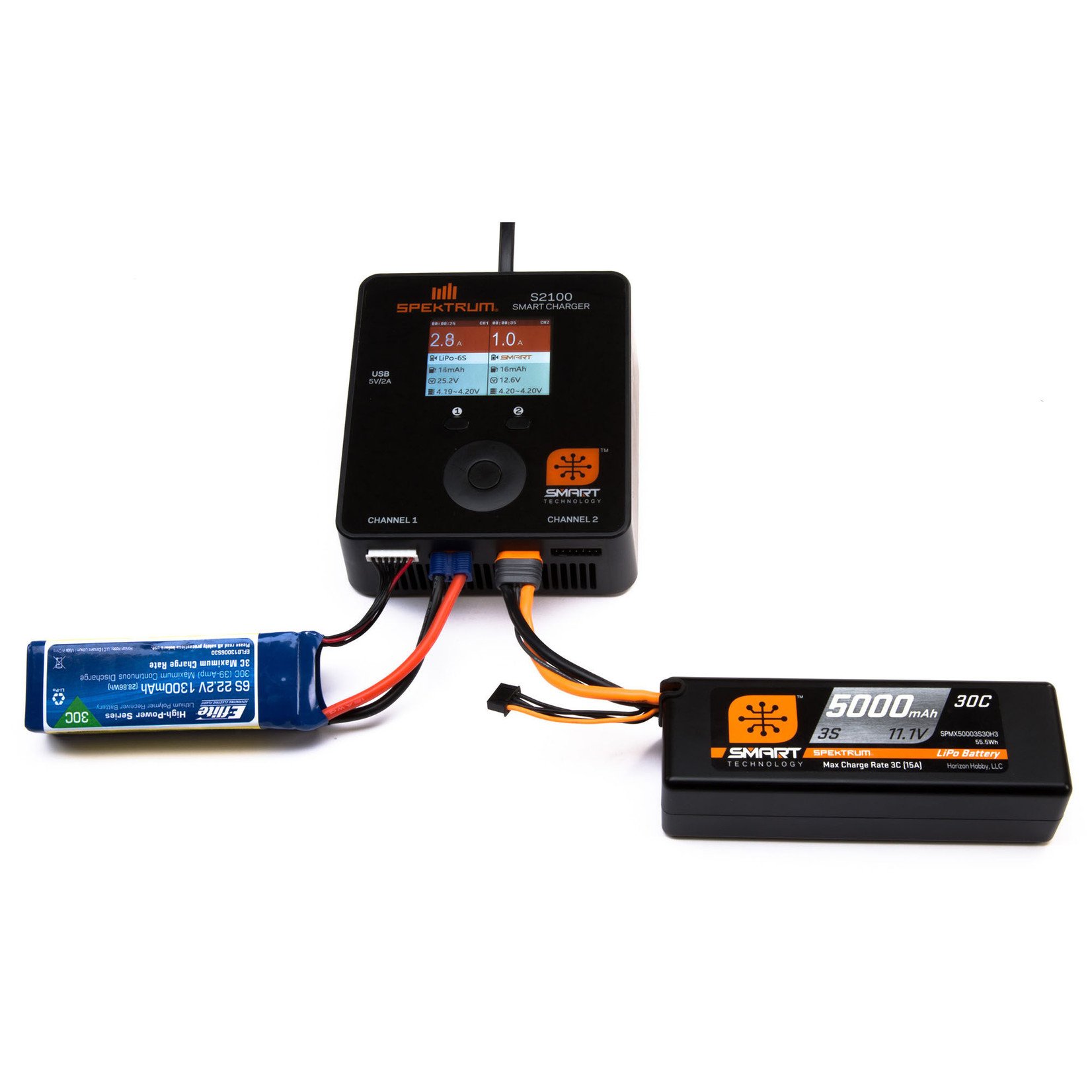 Spektrum 22.2V 5000mAh 6S 30C Smart LiPo Battery: IC5