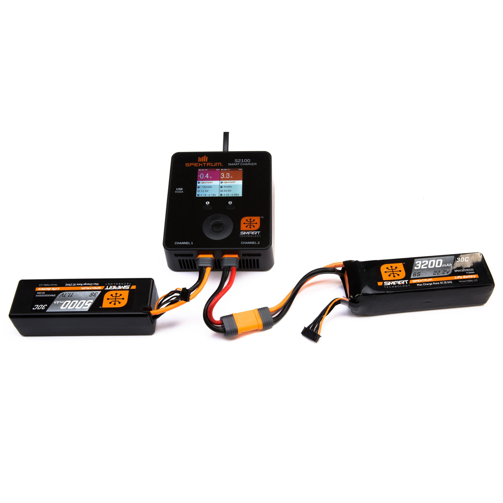 Spektrum 22.2V 7000mAh 6S 30C Smart LiPo Battery: IC5