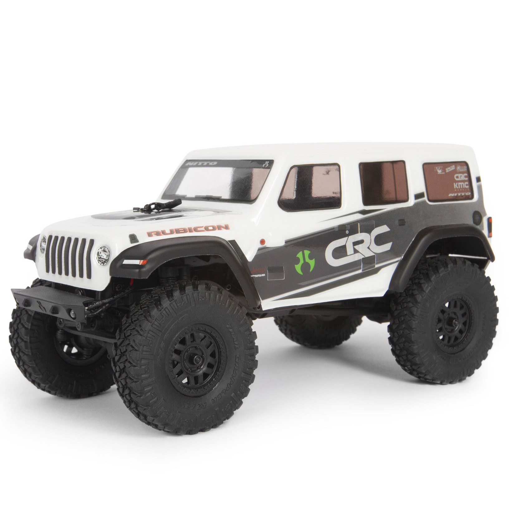 Axial 1/24 SCX24 2019 Jeep Wrangler JLU CRC 4WD Rock Crawler Brushed RTR, White