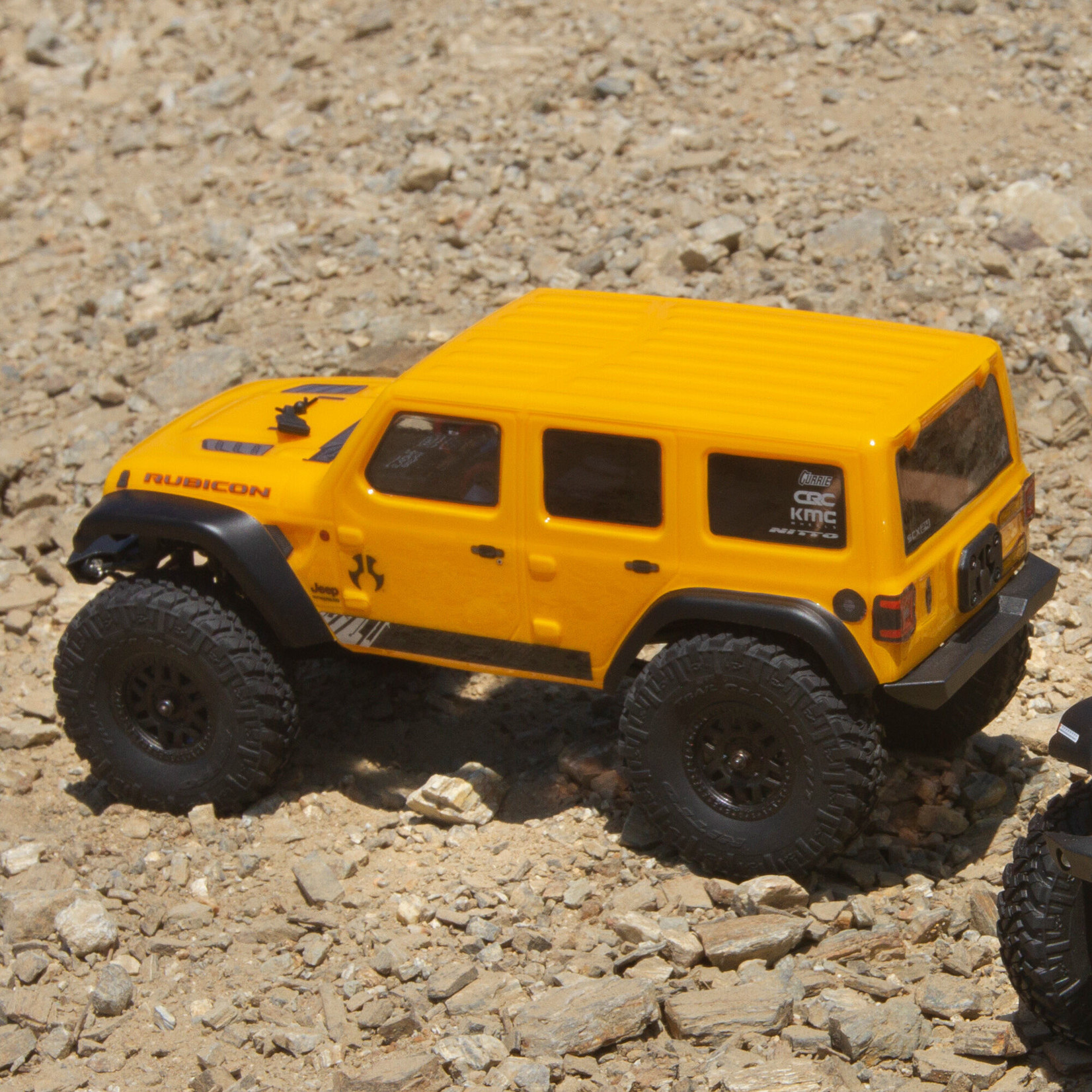 Axial 1/24 SCX24 2019 Jeep Wrangler JLU CRC 4WD Rock Crawler Brushed RTR, Yellow