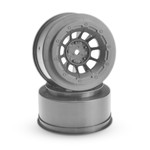 JConcepts Front Hazard Wheel, Black (2): 2WD Slash
