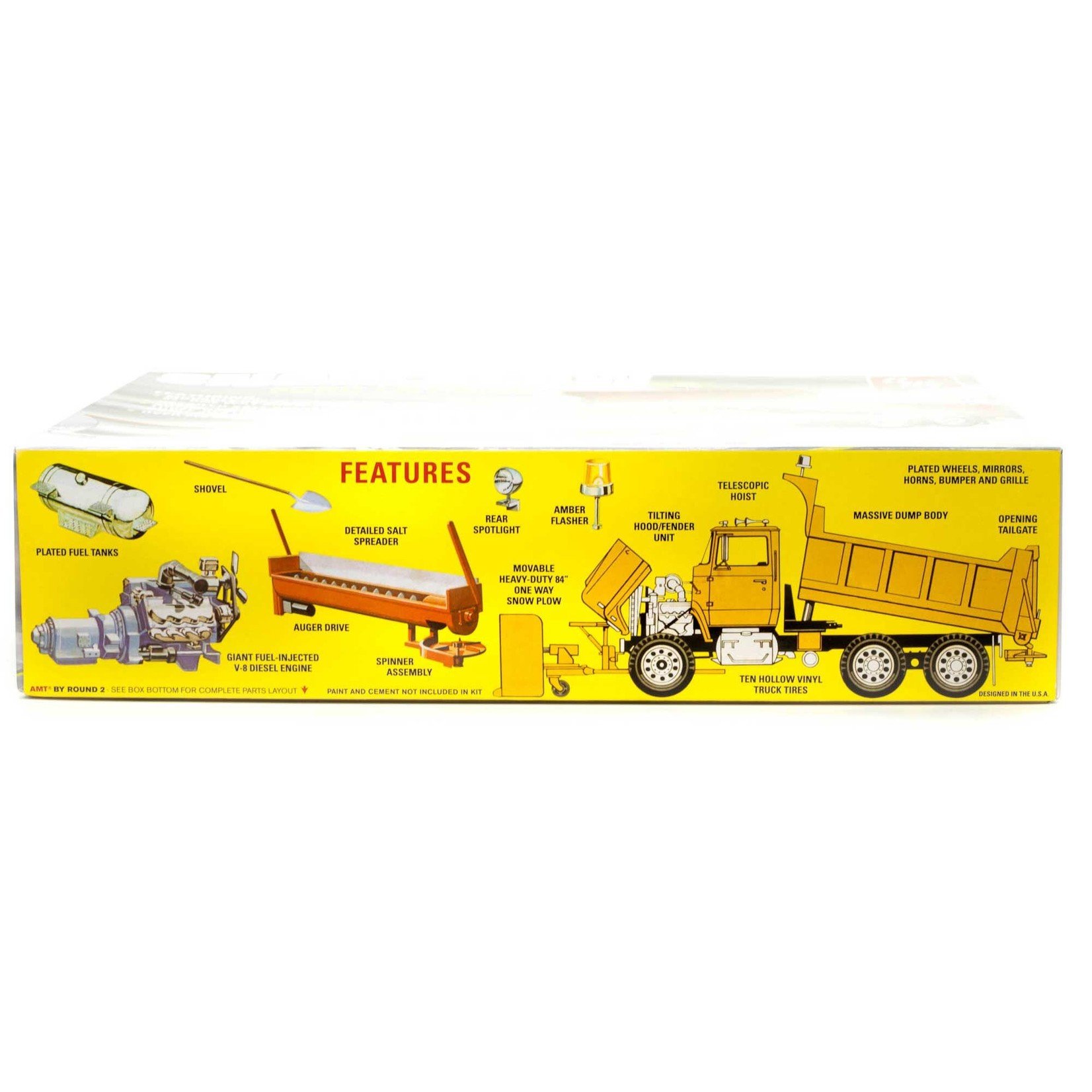 AMT 1/25 Ford LNT-8000 Snow Plow